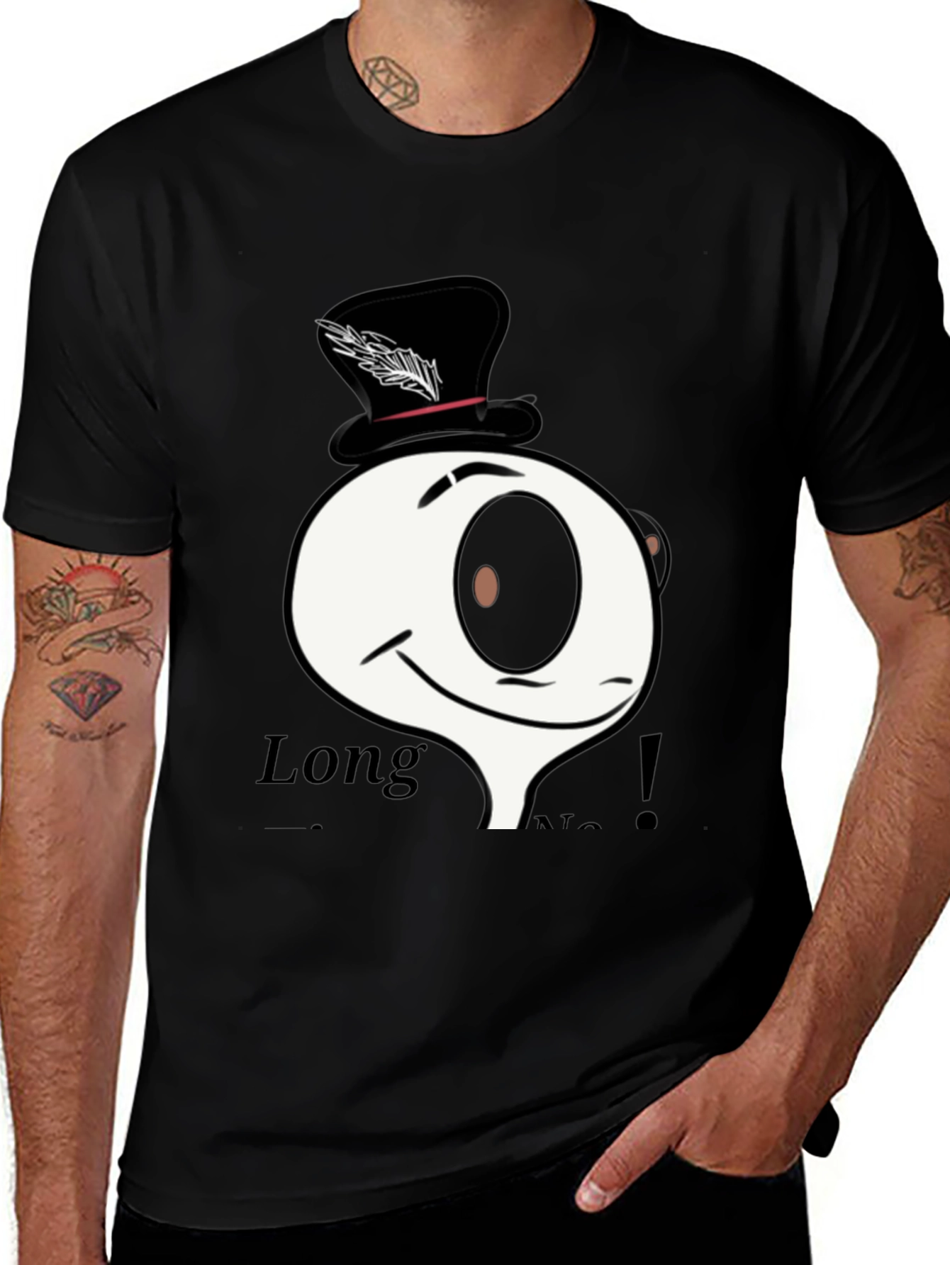 Cartoon Character Graphic T-Shirt