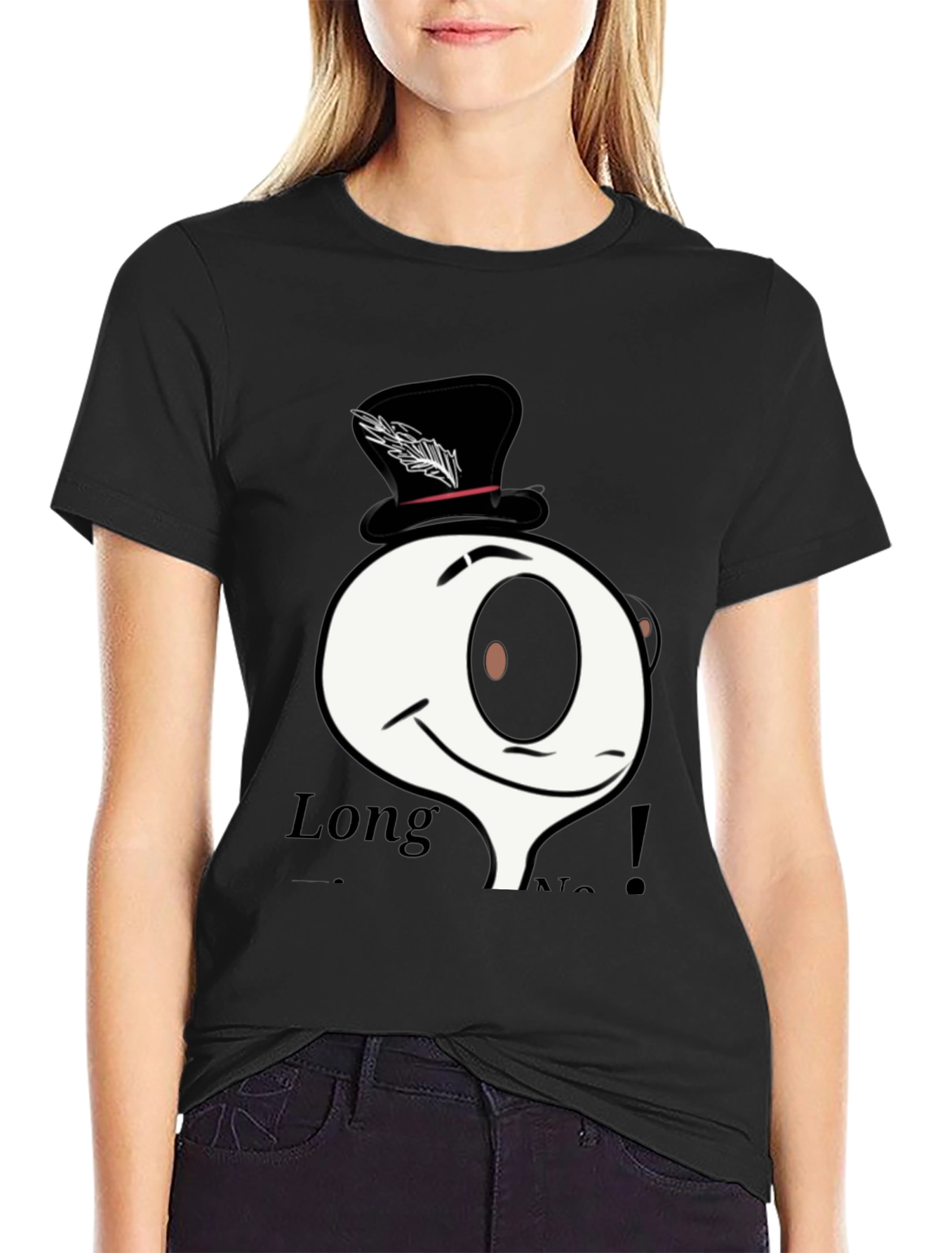 Cartoon Character Graphic T-Shirt