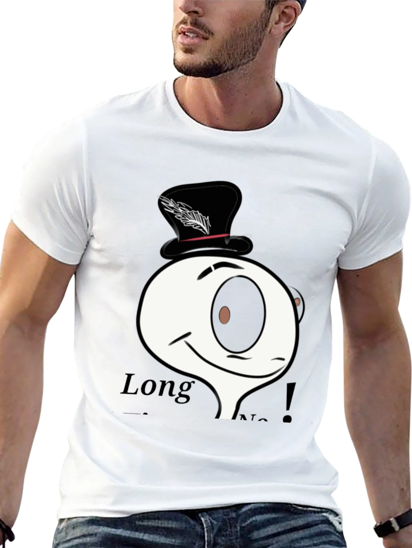 Cartoon Character Graphic T-Shirt