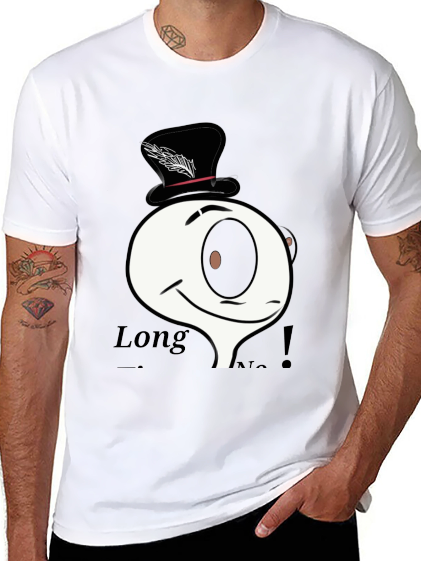 Cartoon Character Graphic T-Shirt