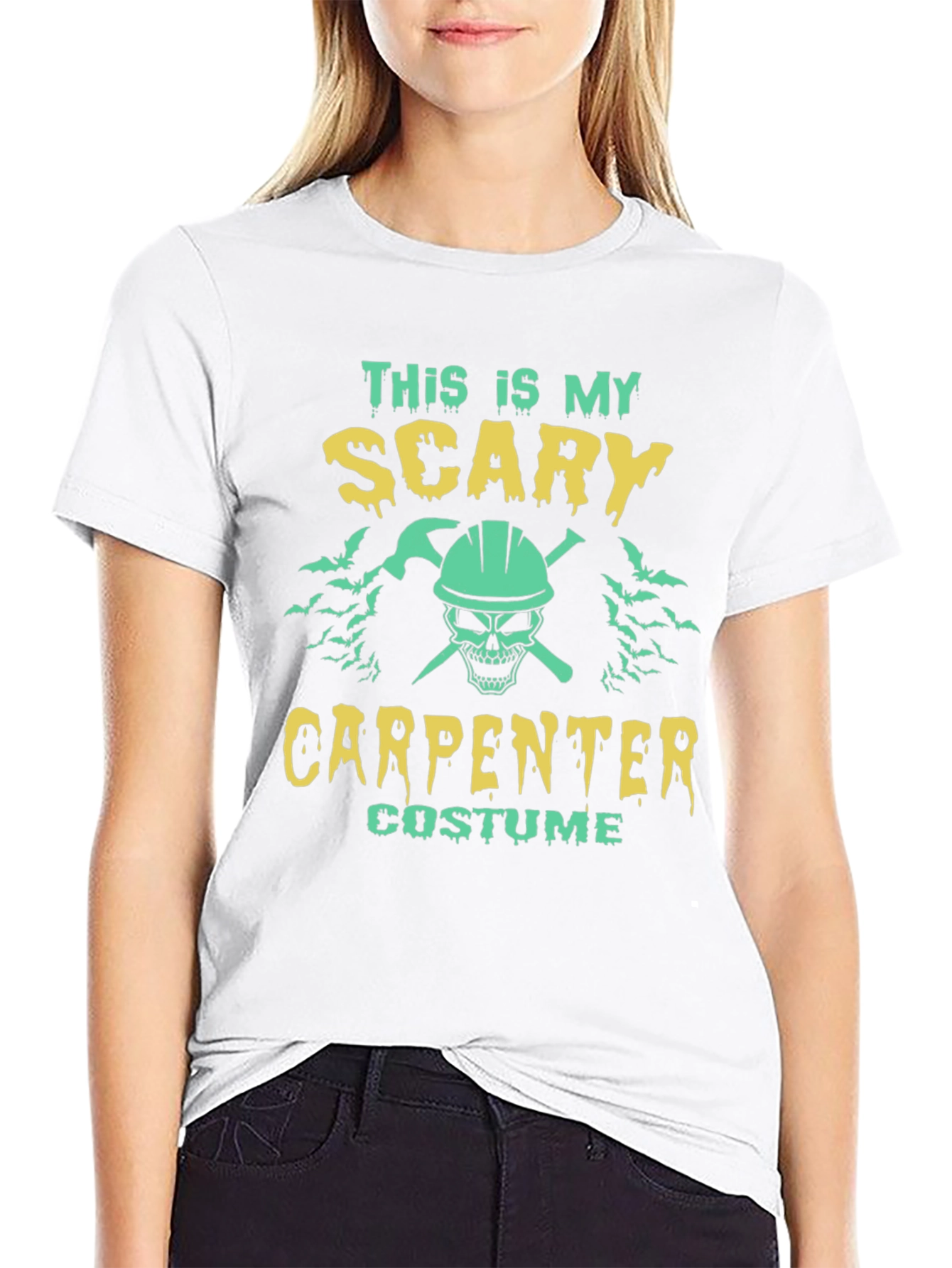 Scary Carpenter Costume T-Shirt - Halloween Tee