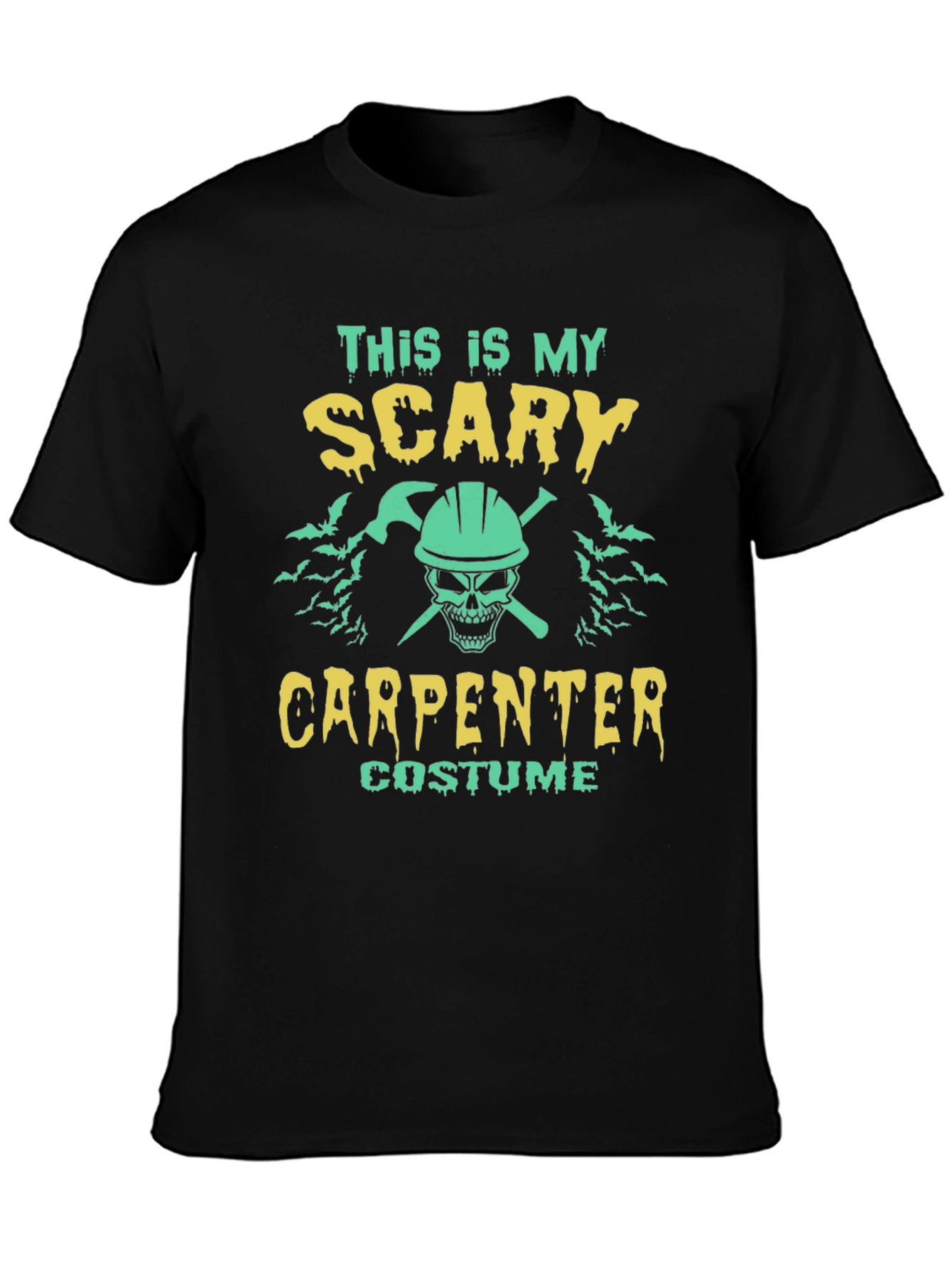 Scary Carpenter Costume T-Shirt - Halloween Tee