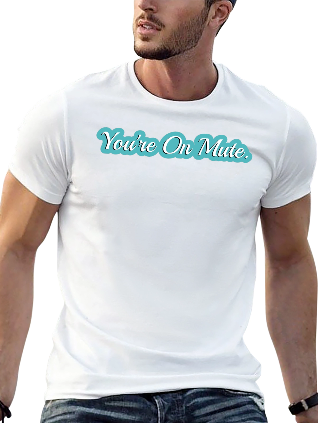 Youre On Mute Black Crew Neck T-Shirt