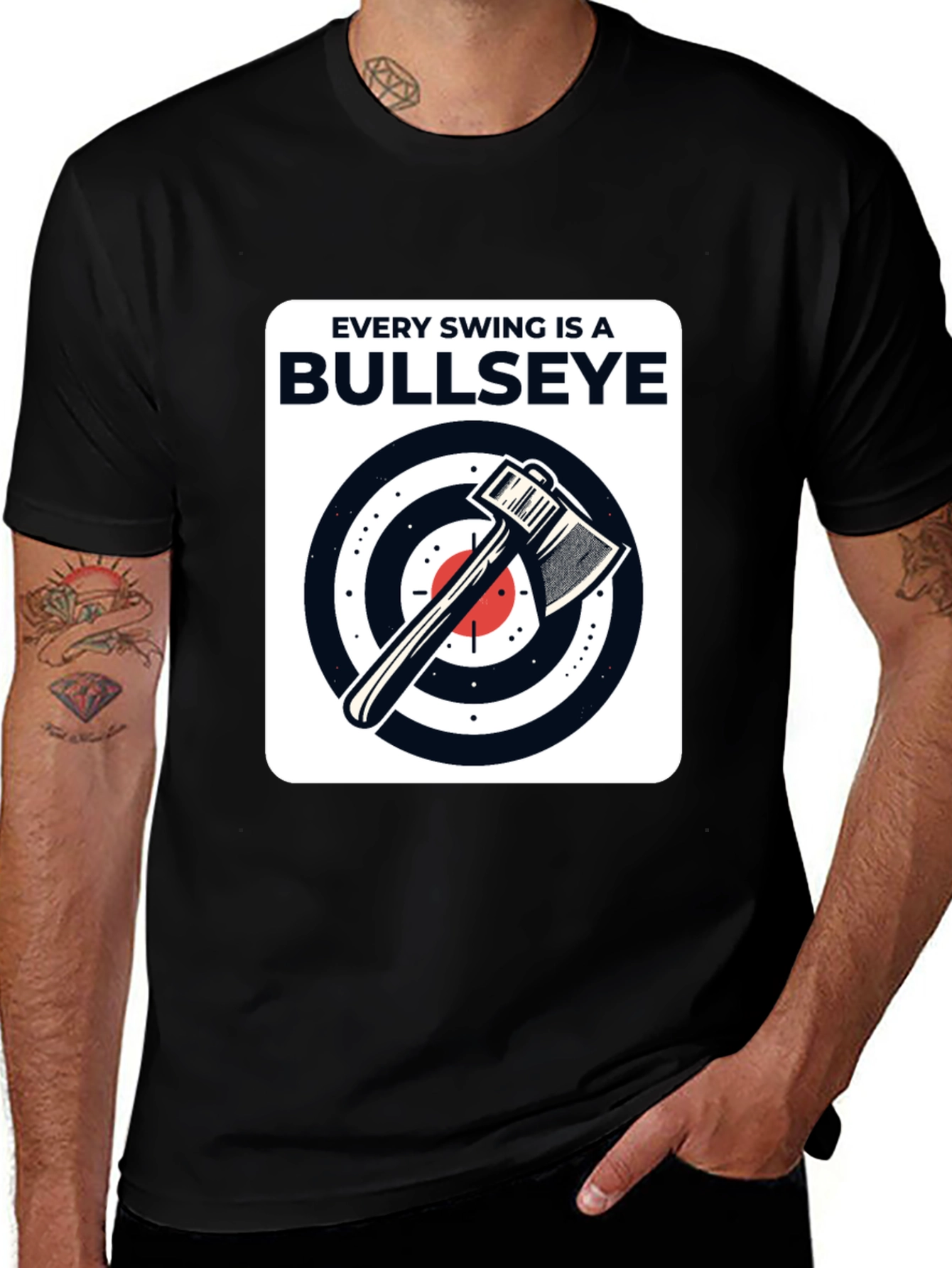 Axe Throwing Bullseye T-Shirt