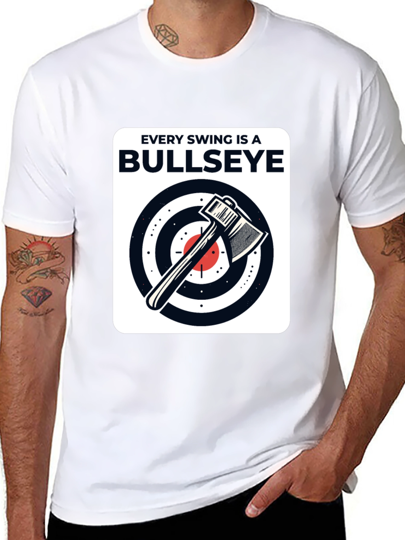 Axe Throwing Bullseye T-Shirt