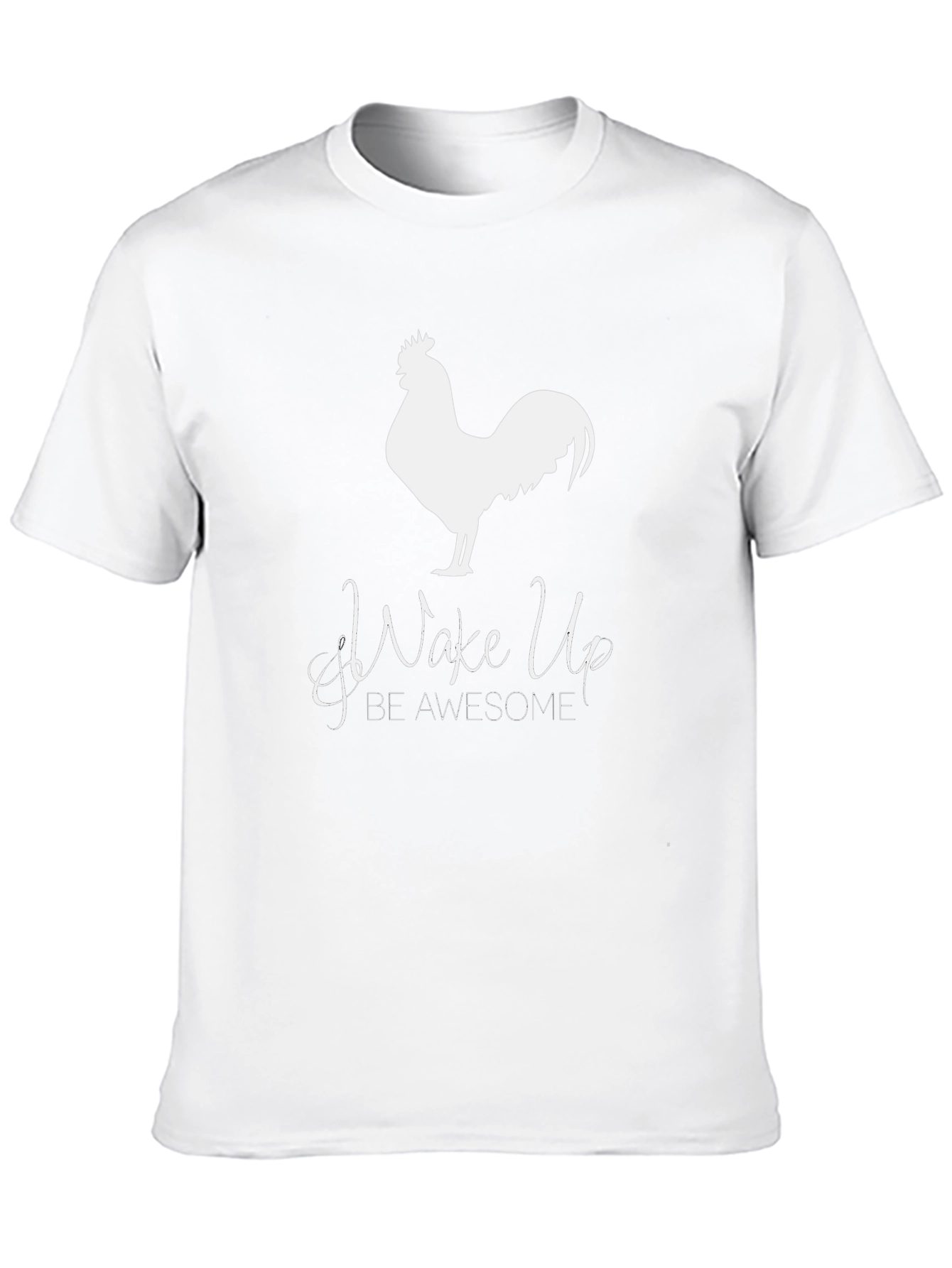 Wake Up Awesome Rooster Graphic Tee