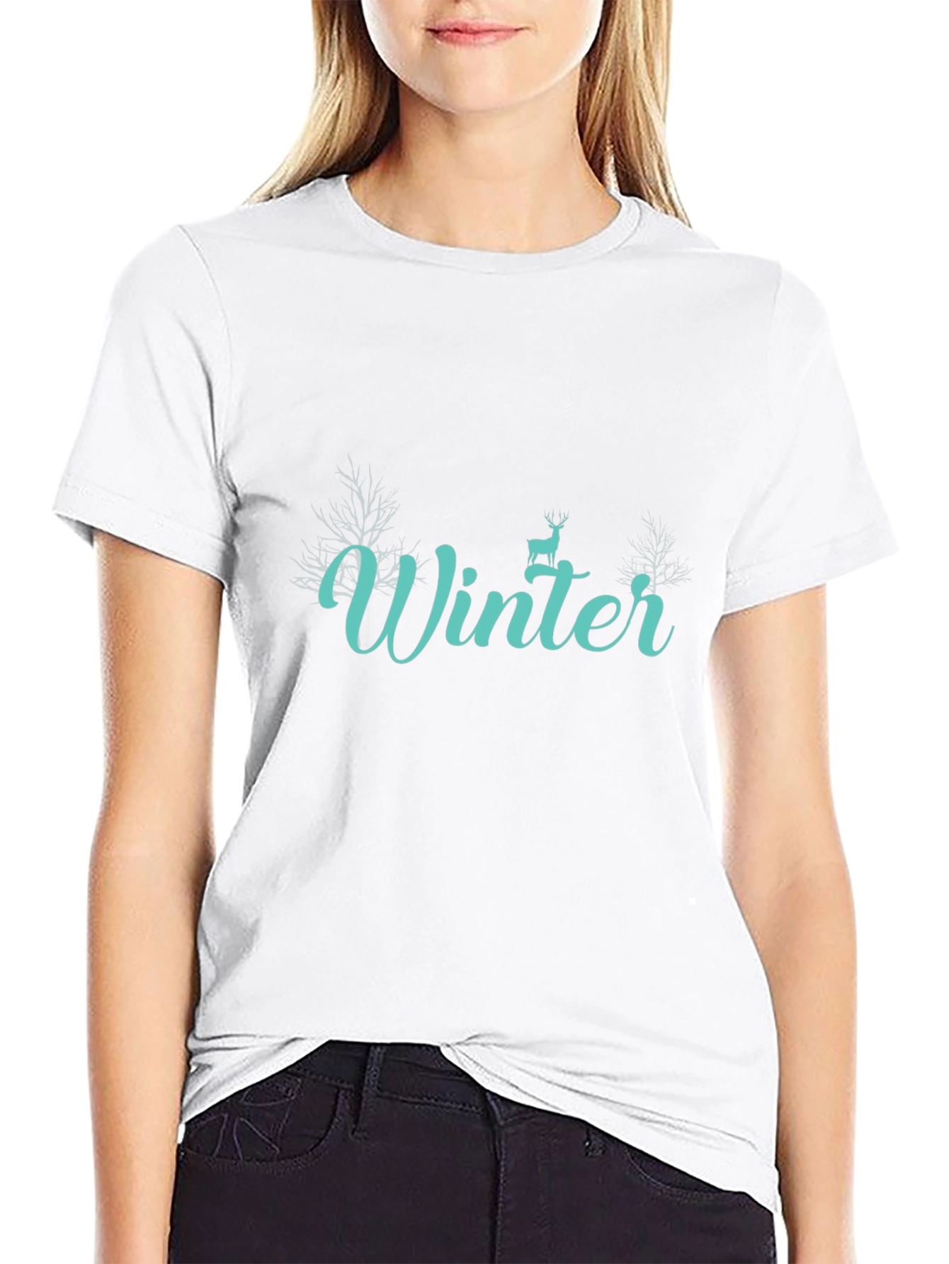 Winter Graphic Tee - Stylish Holiday Season Apparel