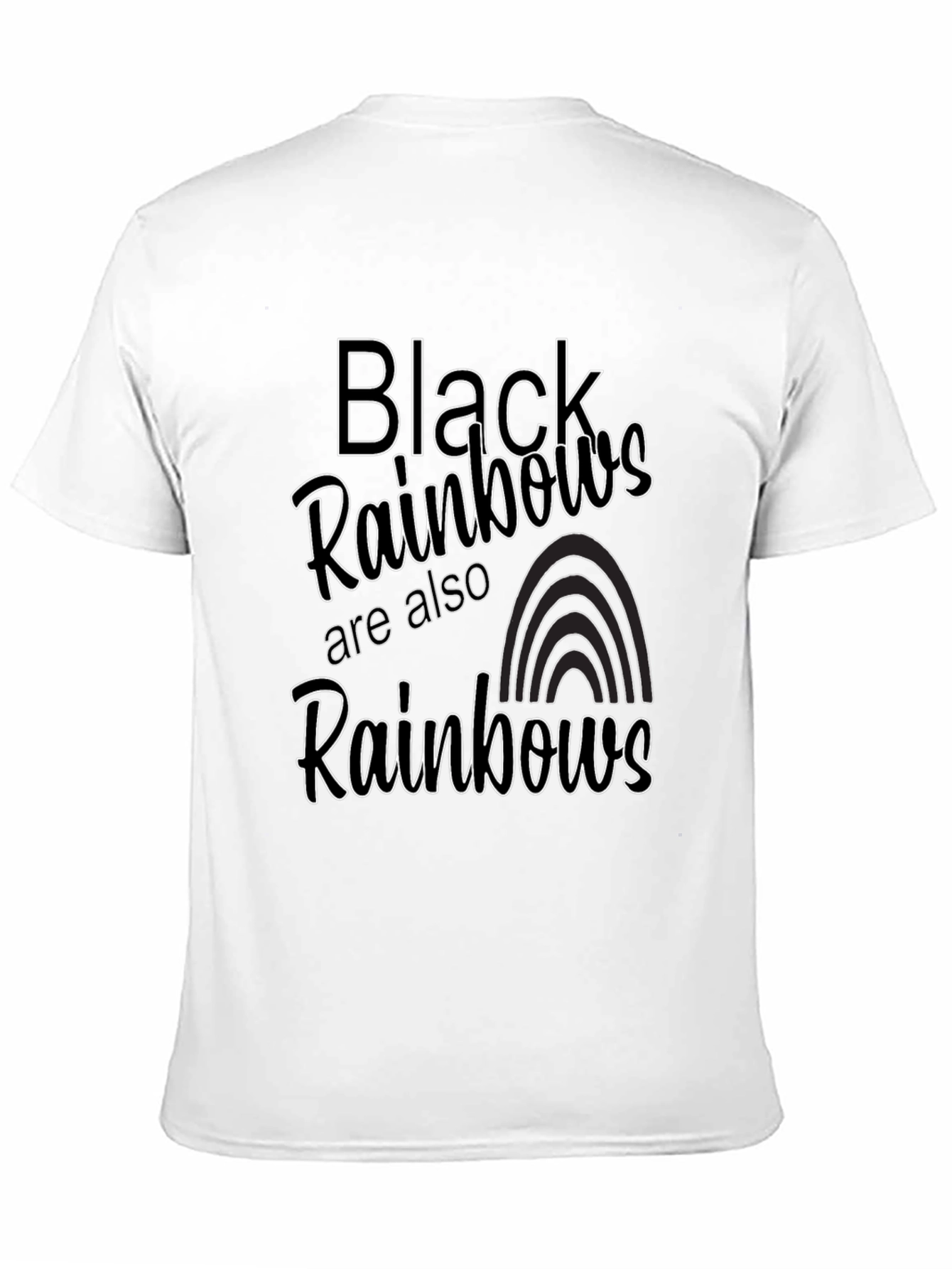 Black Rainbows Graphic Tee