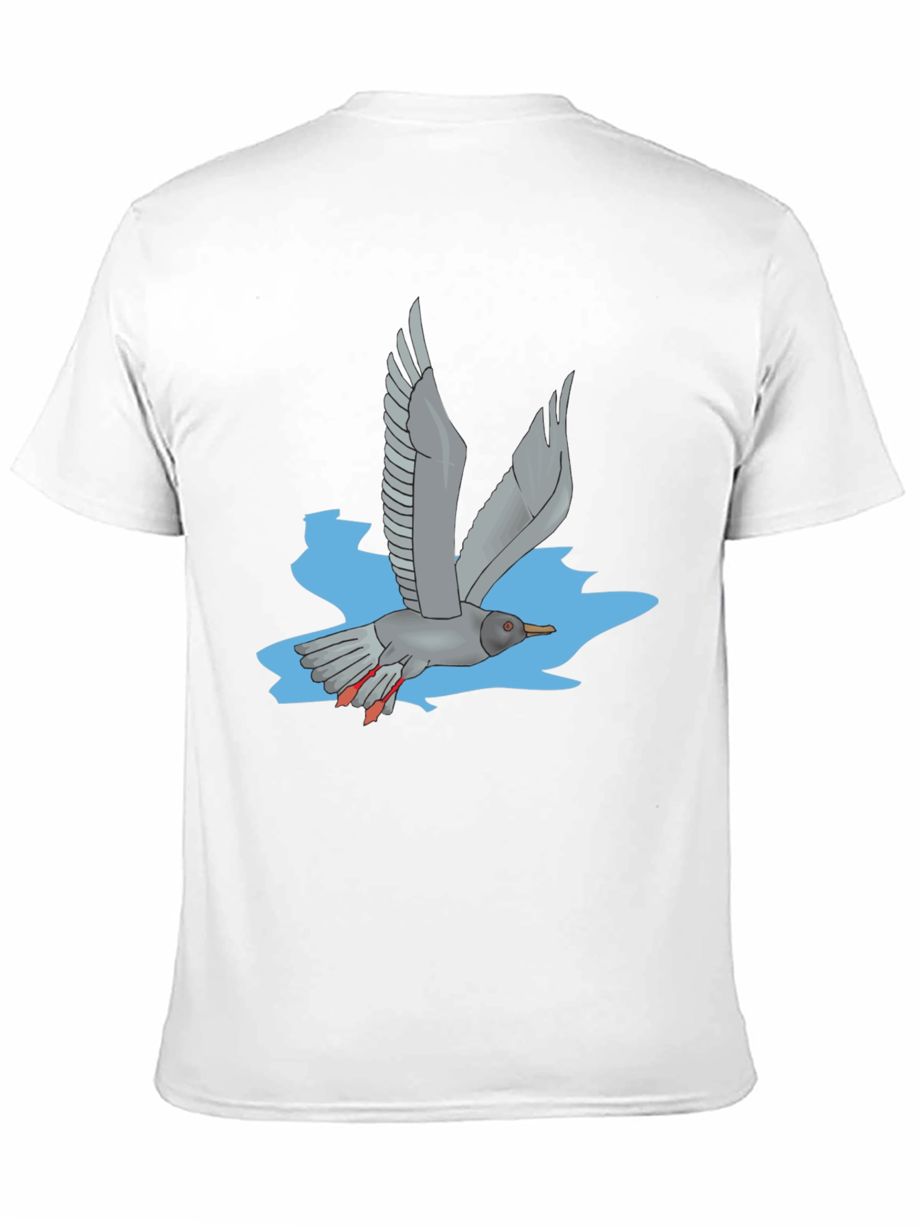 Seagull Graphic Black T-Shirt