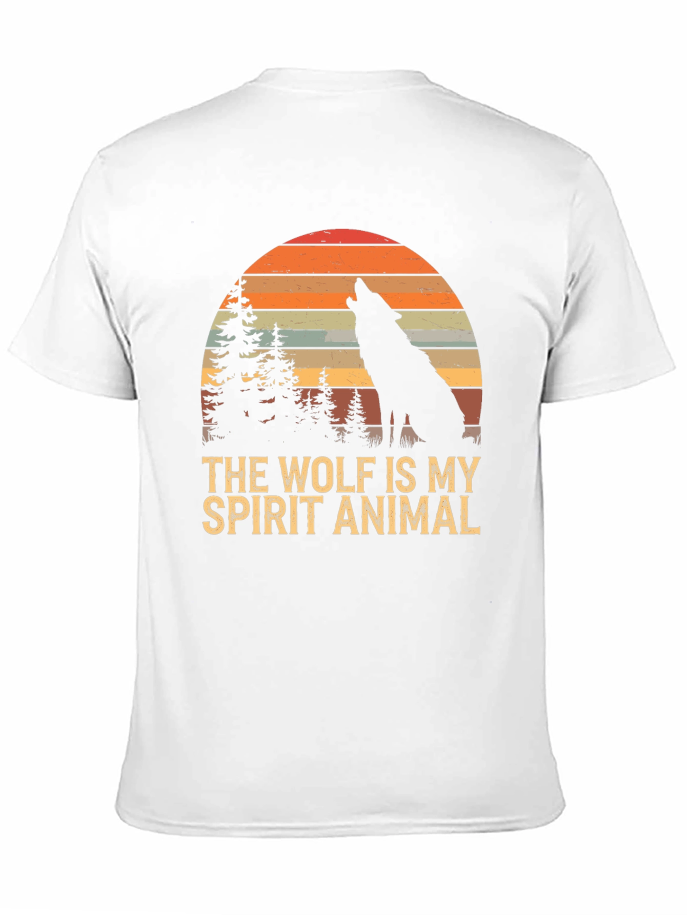 Wolf Spirit Animal T-Shirt - Nature Inspired Graphic Tee
