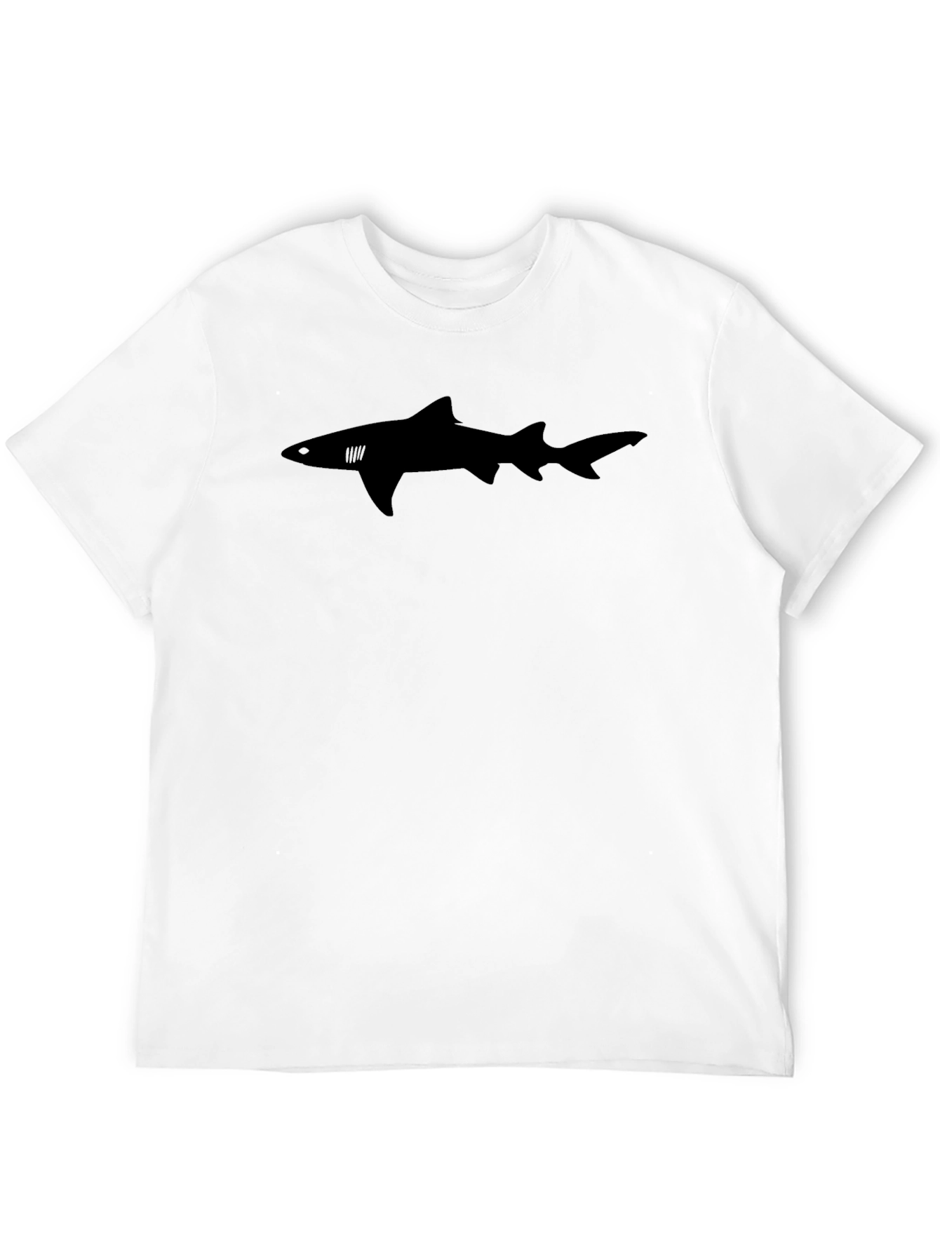 Black Shark Graphic Tee - Mens Casual Shirt