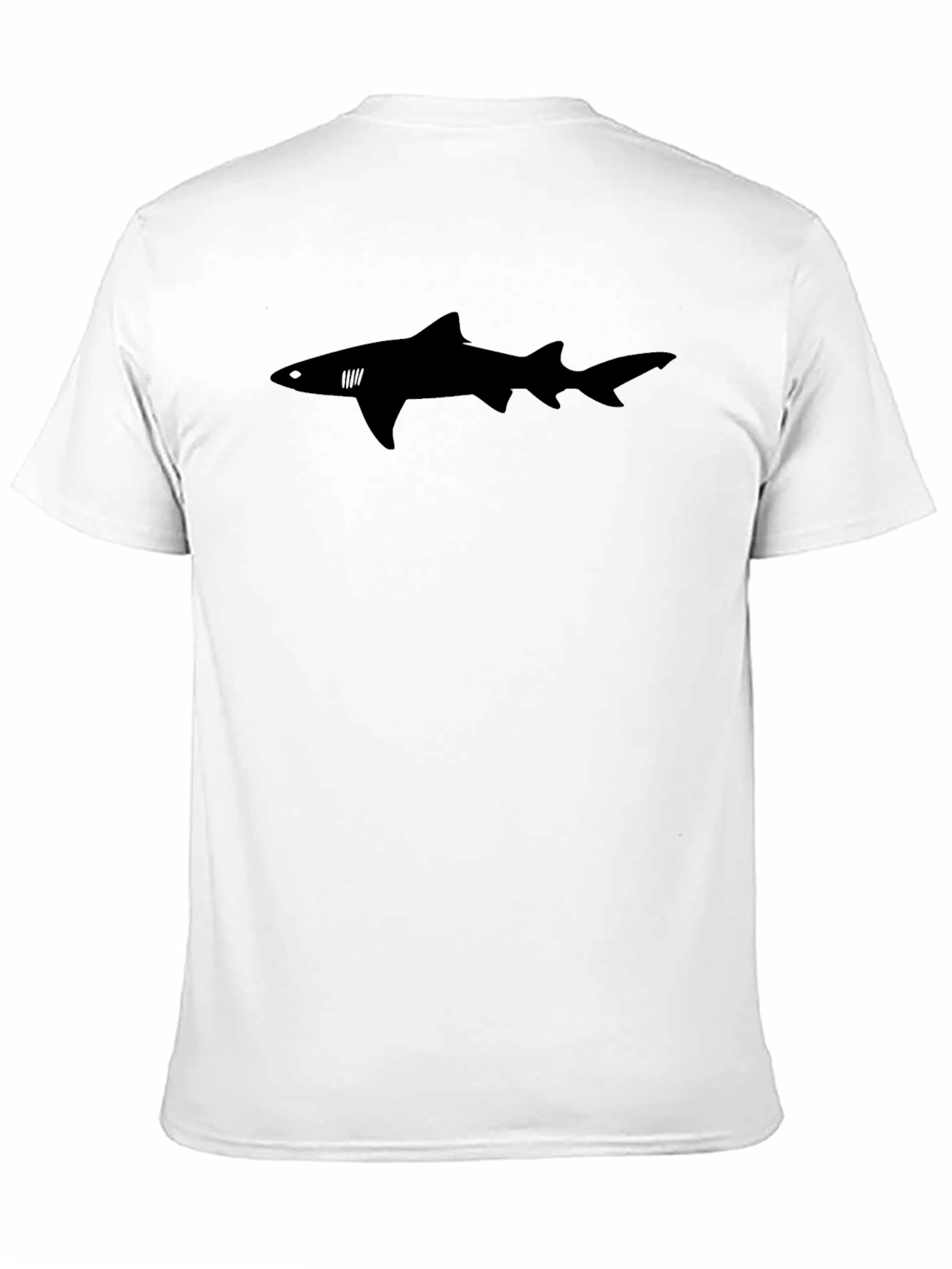 Black Shark Graphic Tee - Mens Casual Shirt