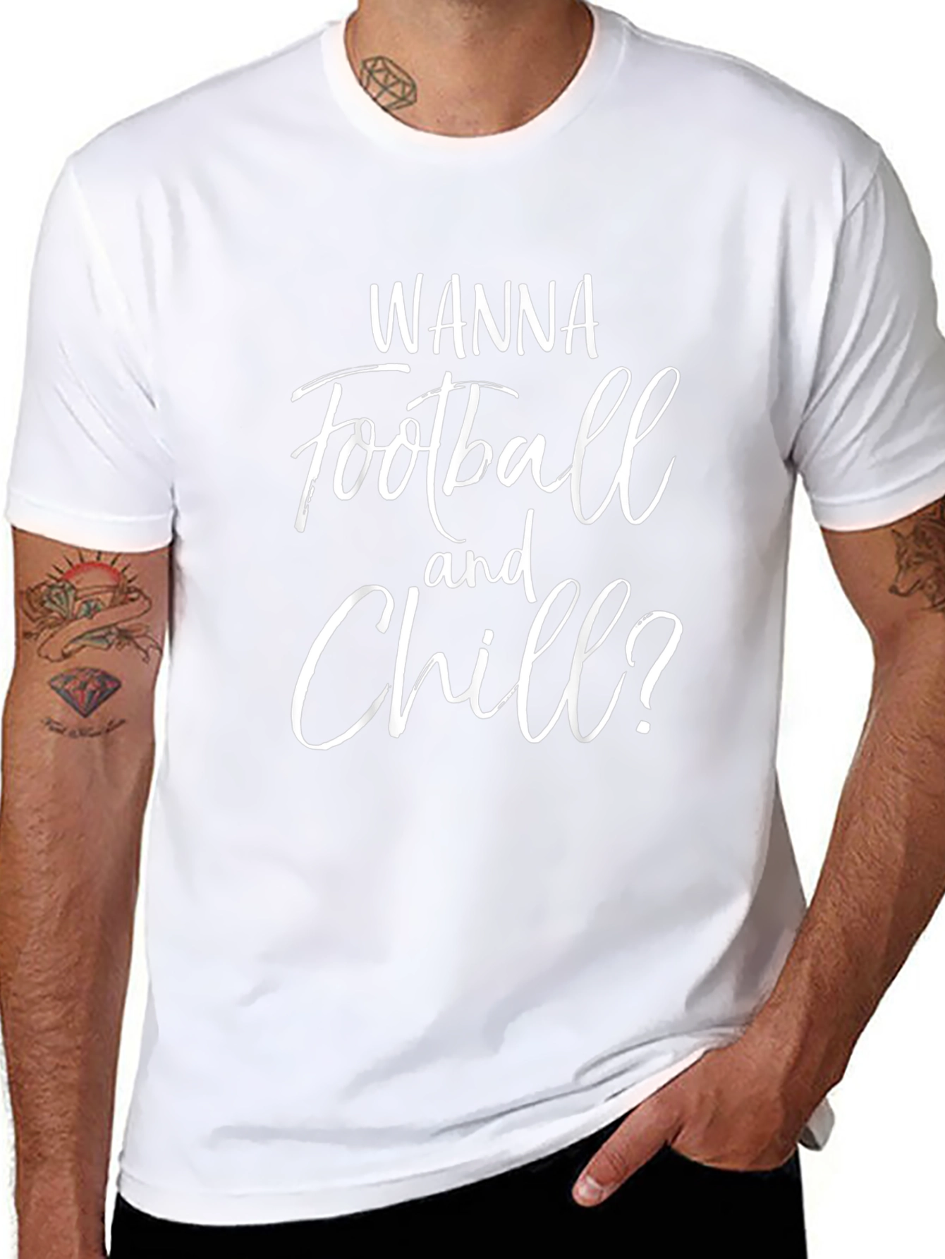 Wanna Football and Chill? Graphic Tee