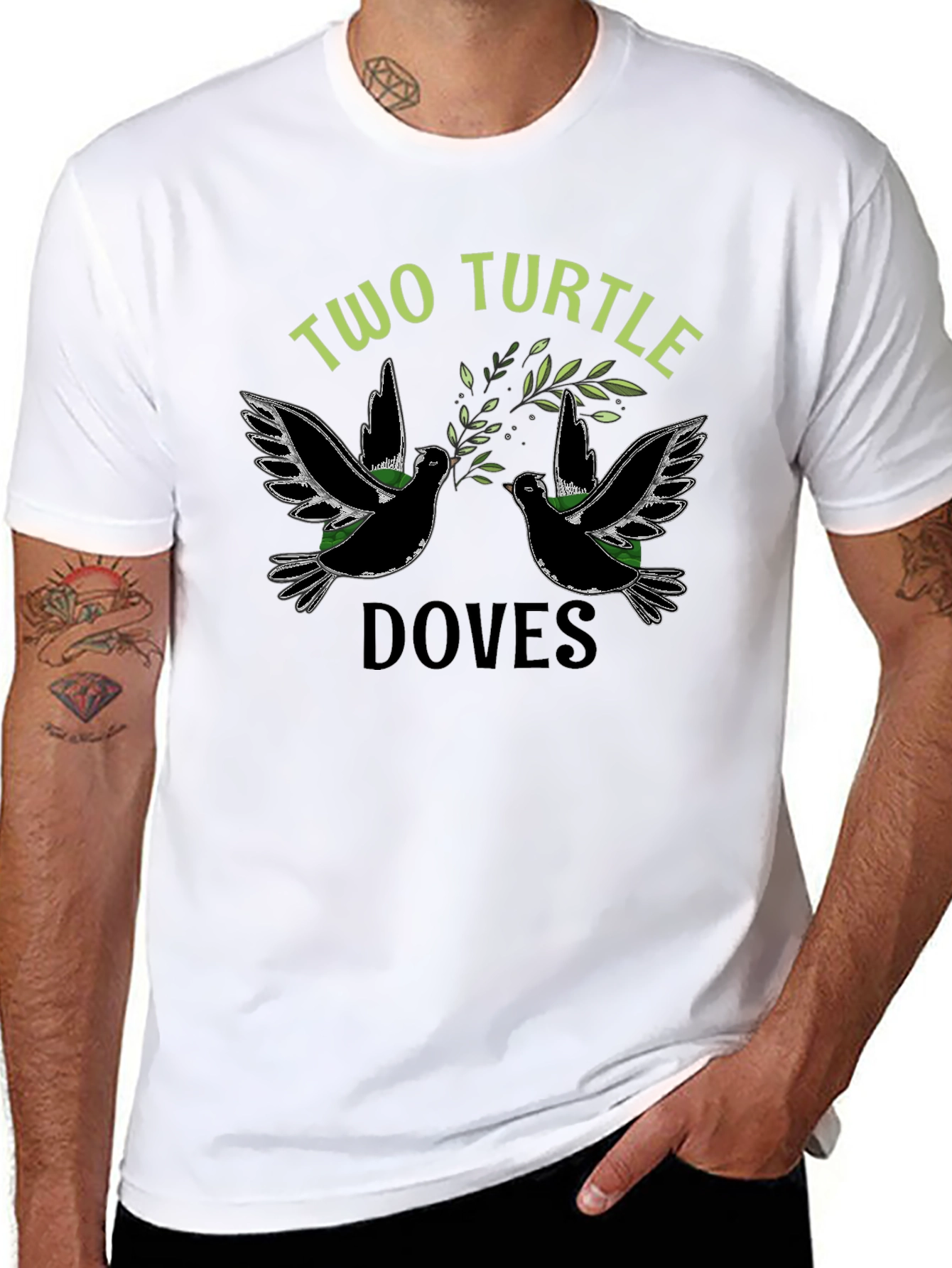 Two Turtle Doves Graphic T-Shirt