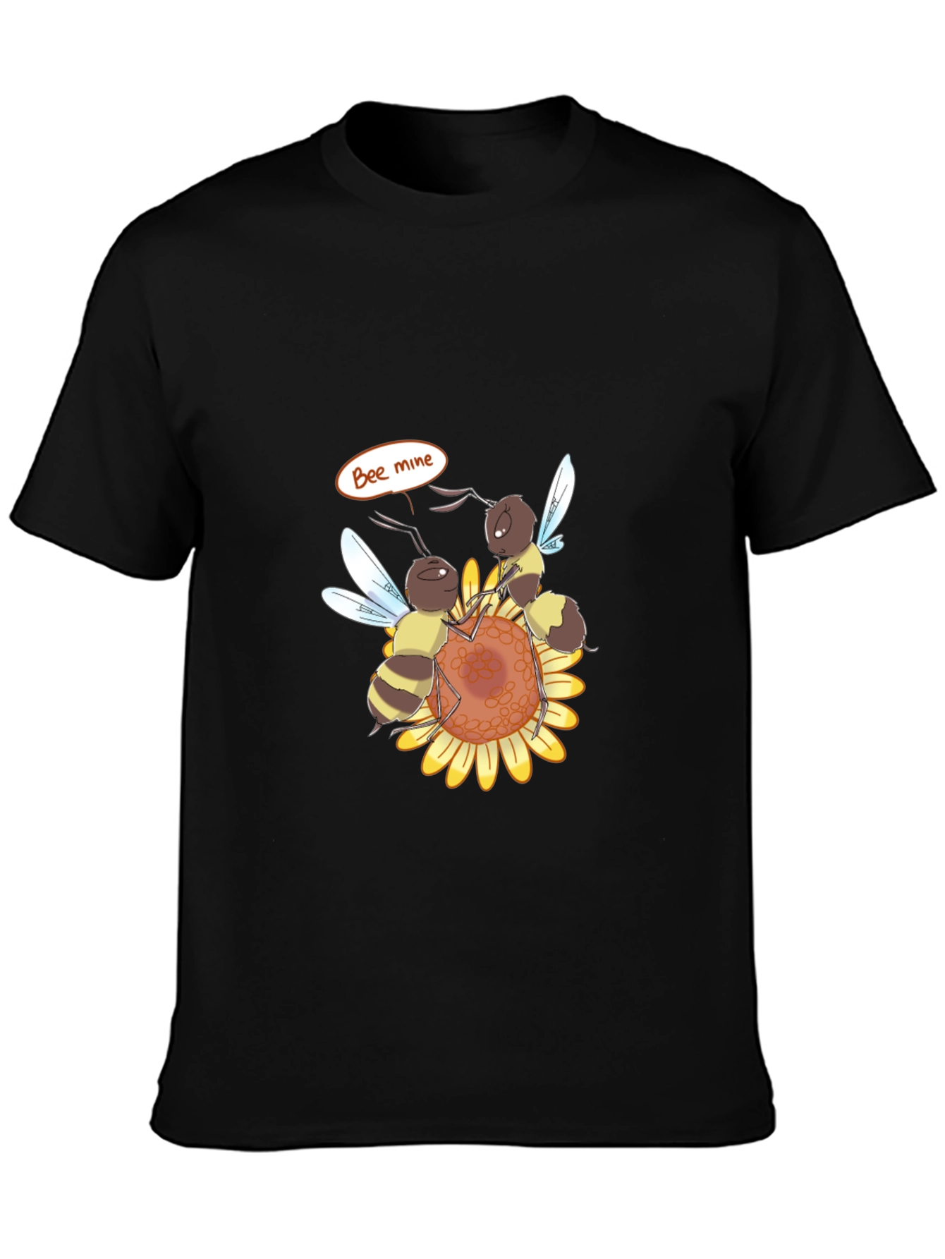 Bee Mine Graphic T-Shirt - Black