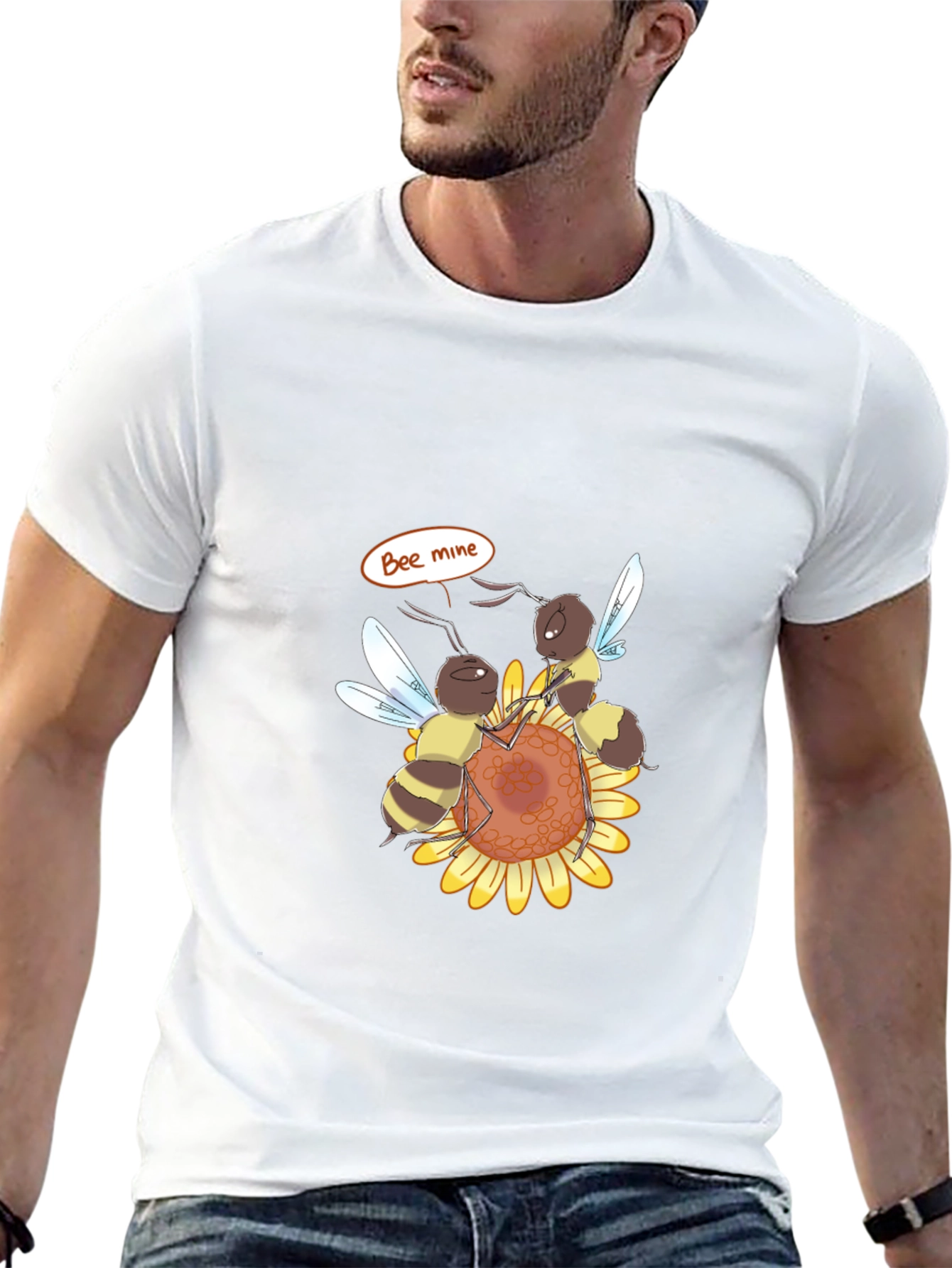 Bee Mine Graphic T-Shirt - Black