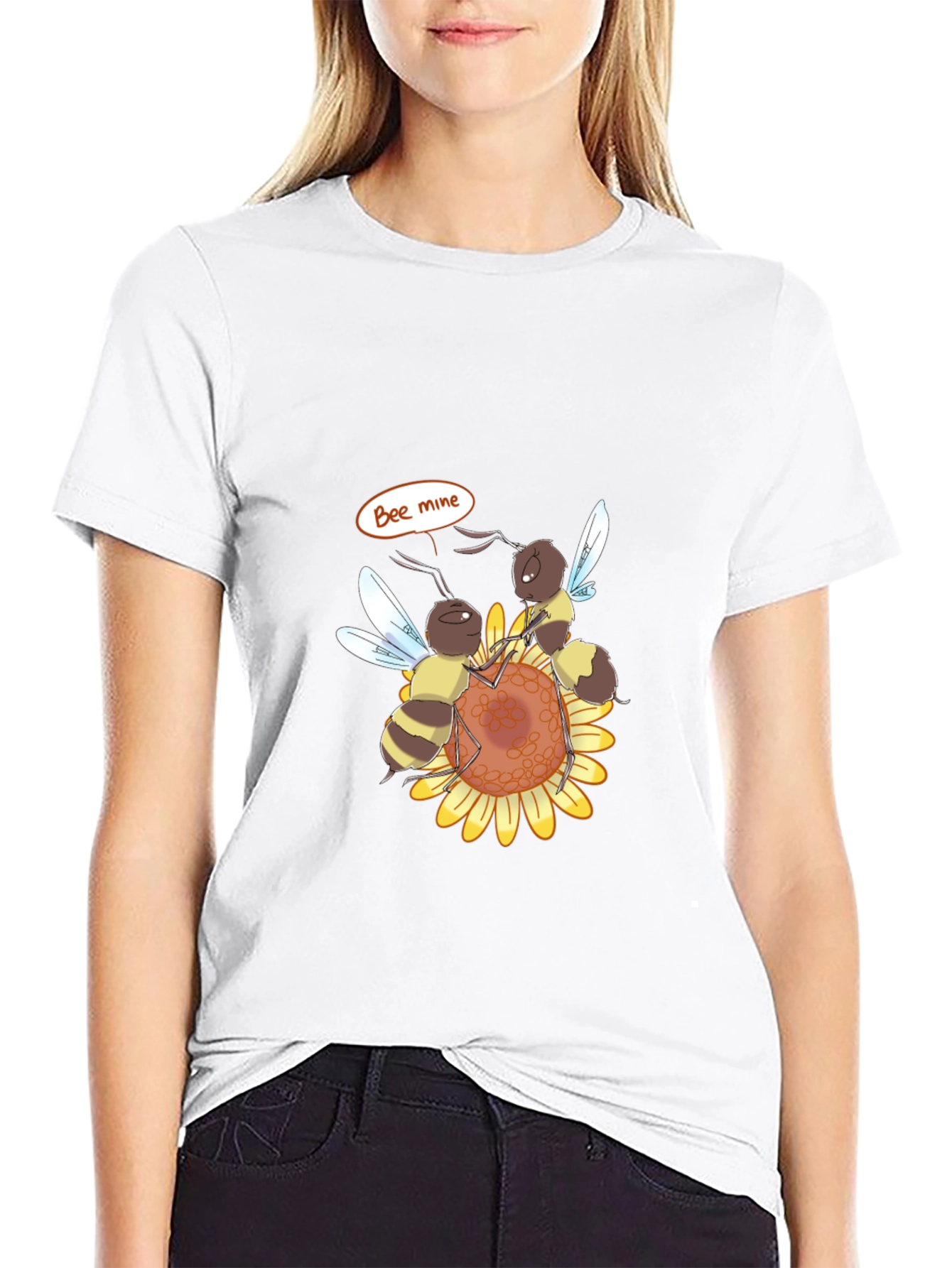 Bee Mine Graphic T-Shirt - Black