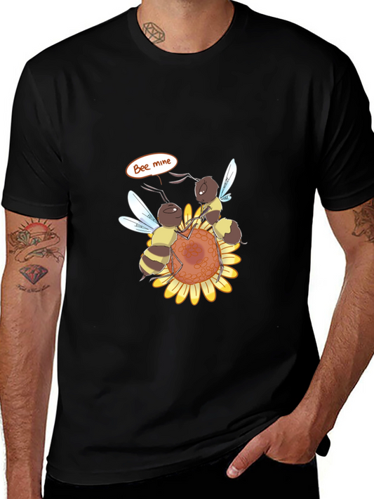 Bee Mine Graphic T-Shirt - Black