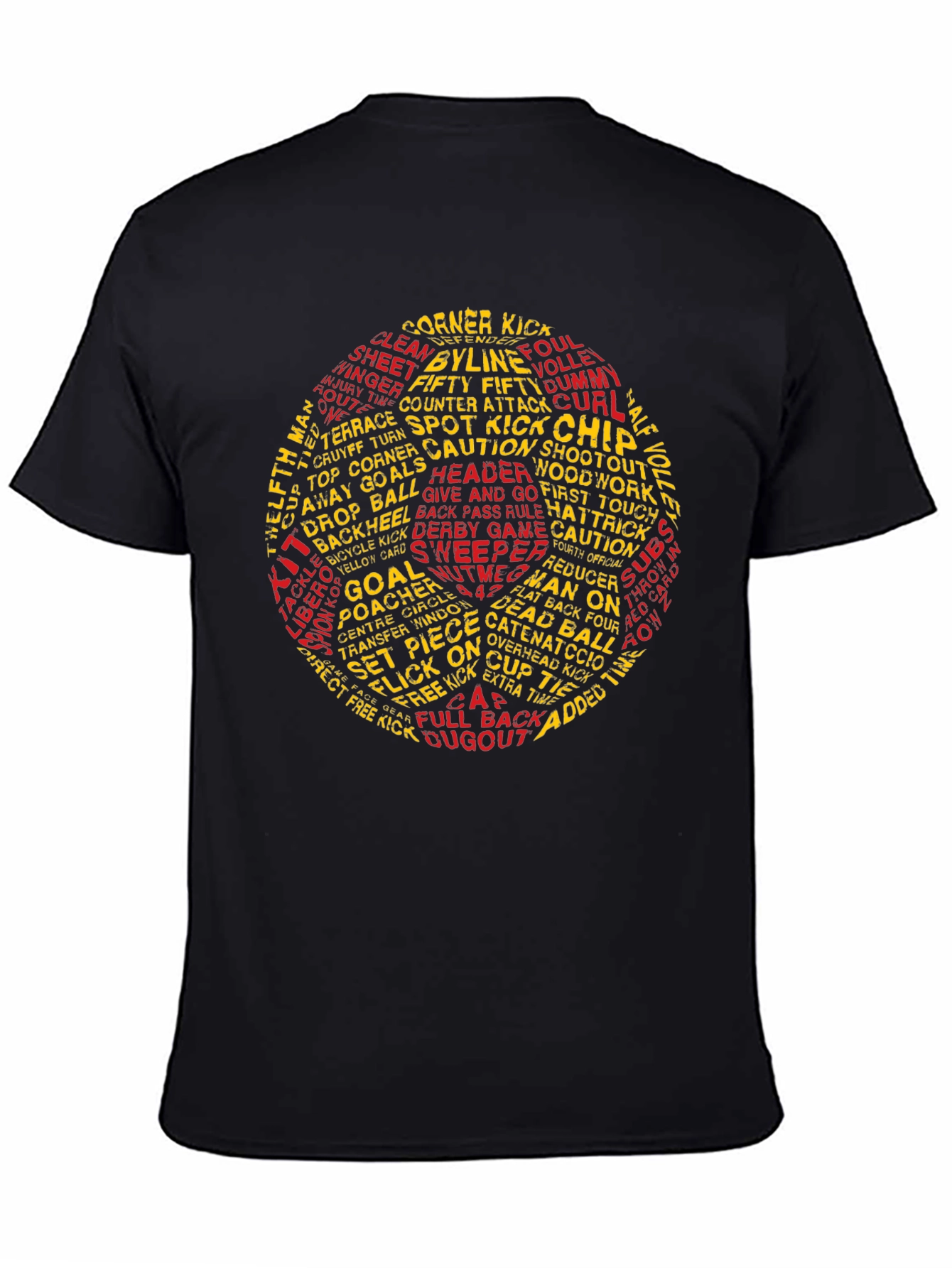 Soccer Word Art T-Shirt - Football Fan Tee