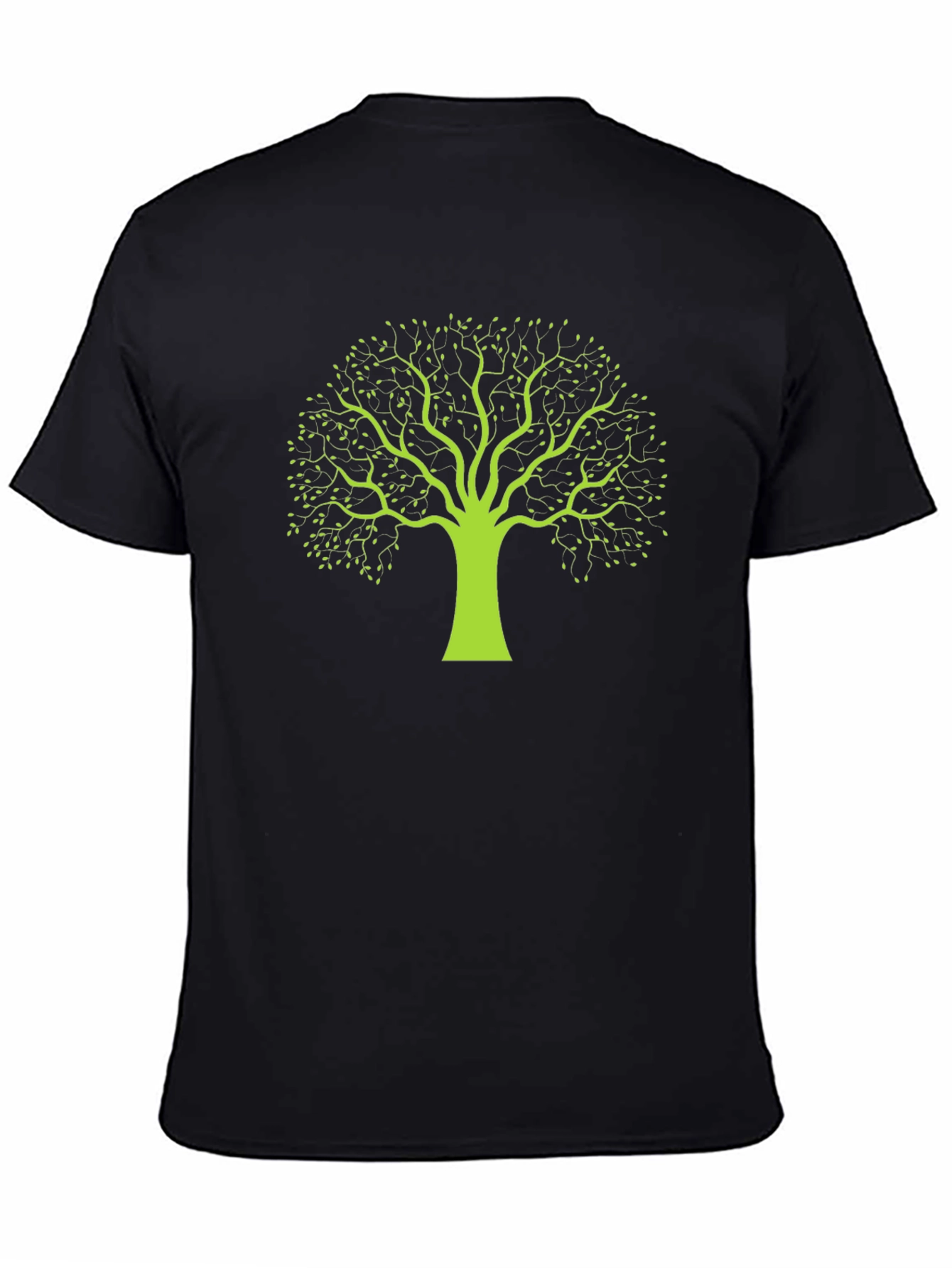 Tree Graphic Black T-Shirt