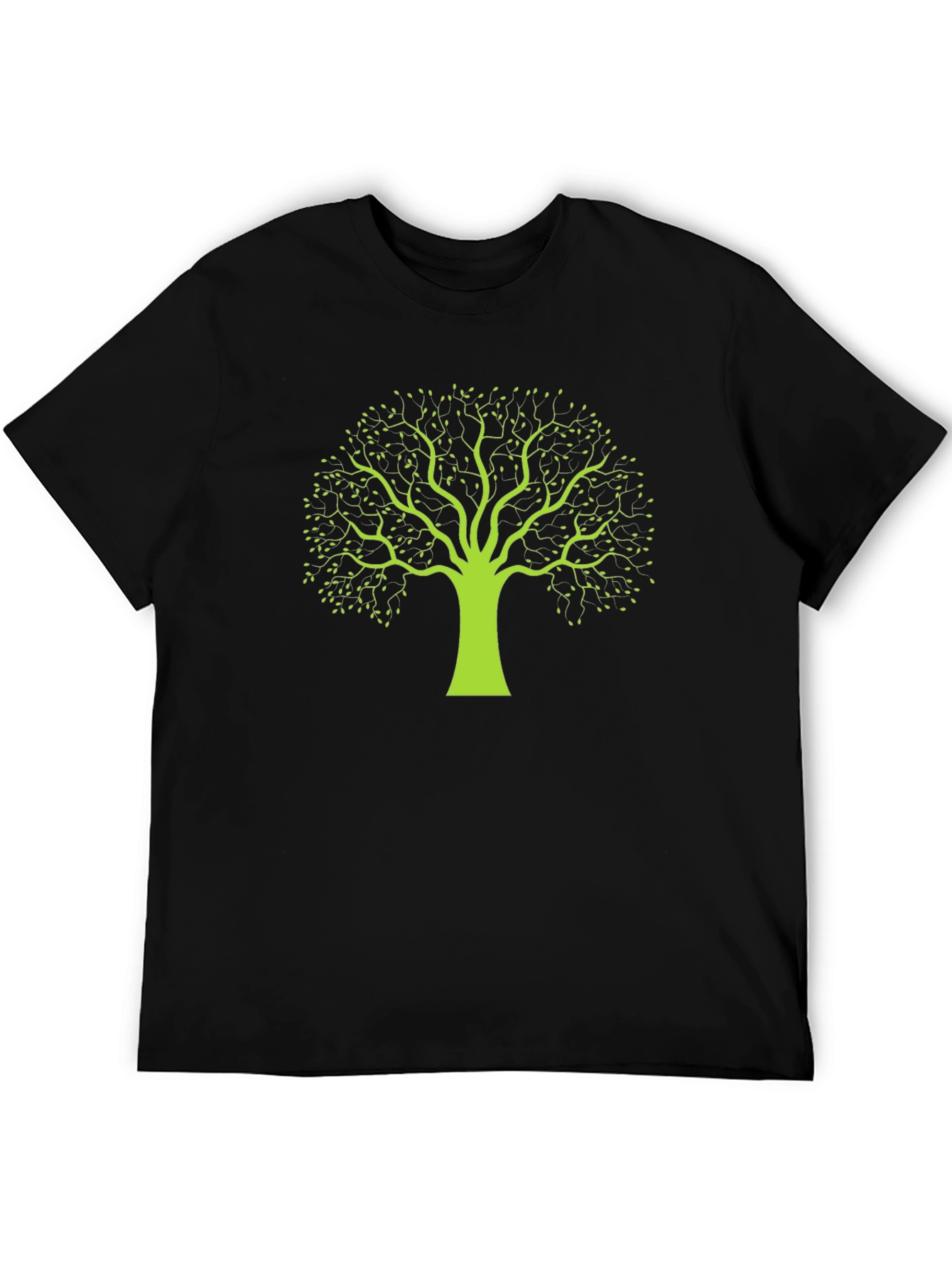 Tree Graphic Black T-Shirt