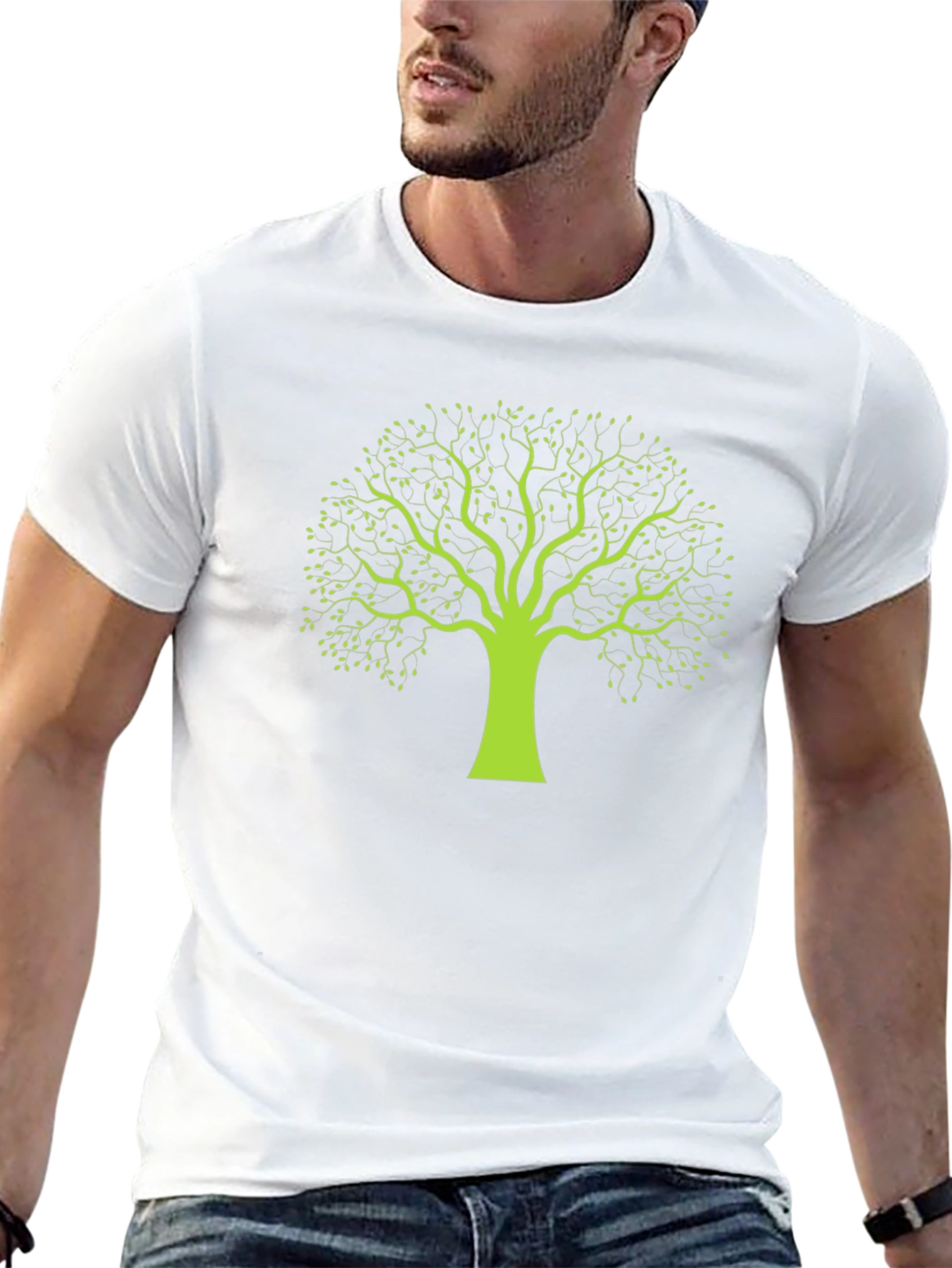Tree Graphic Black T-Shirt
