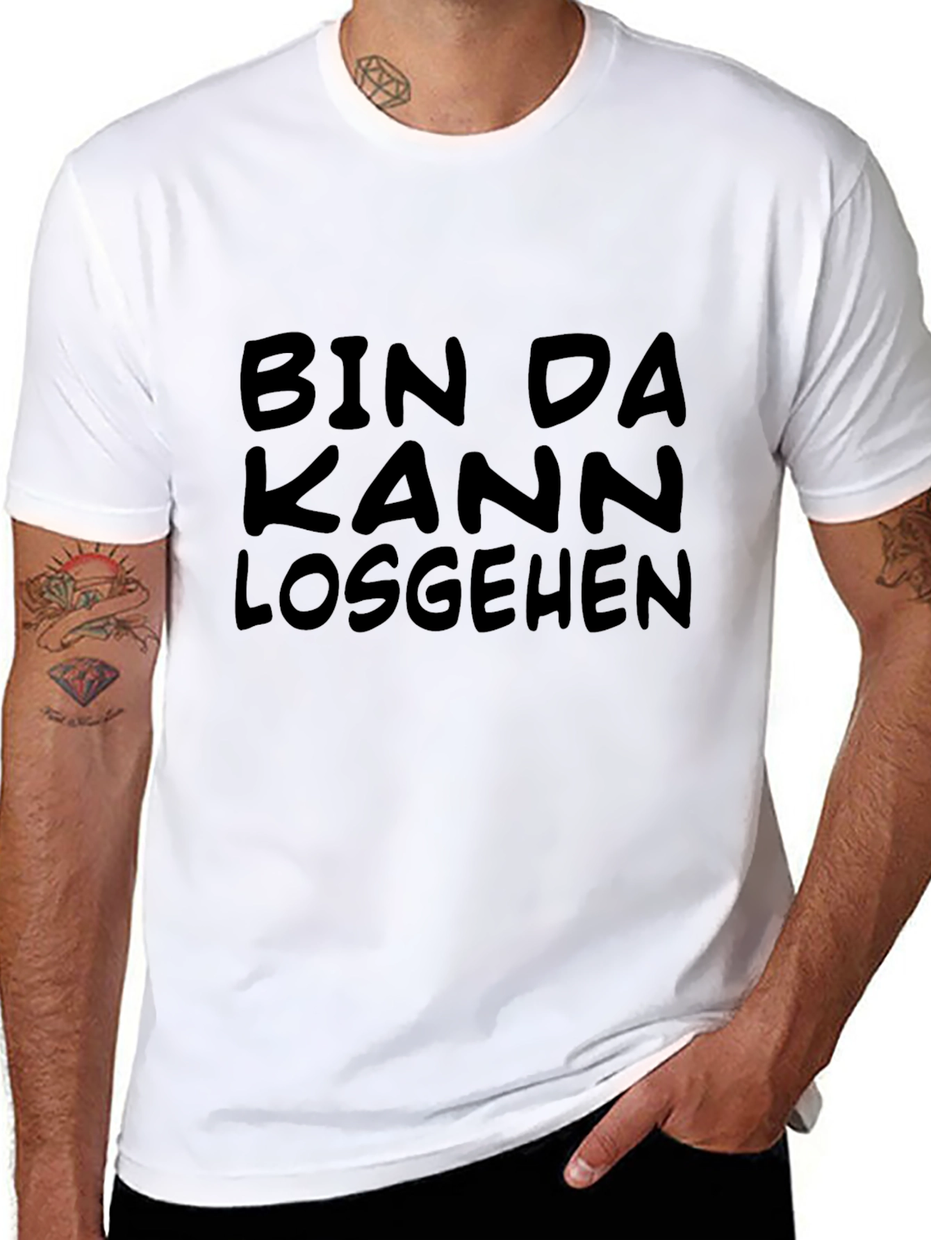 Bin Da Kann Losgehen T-Shirt
