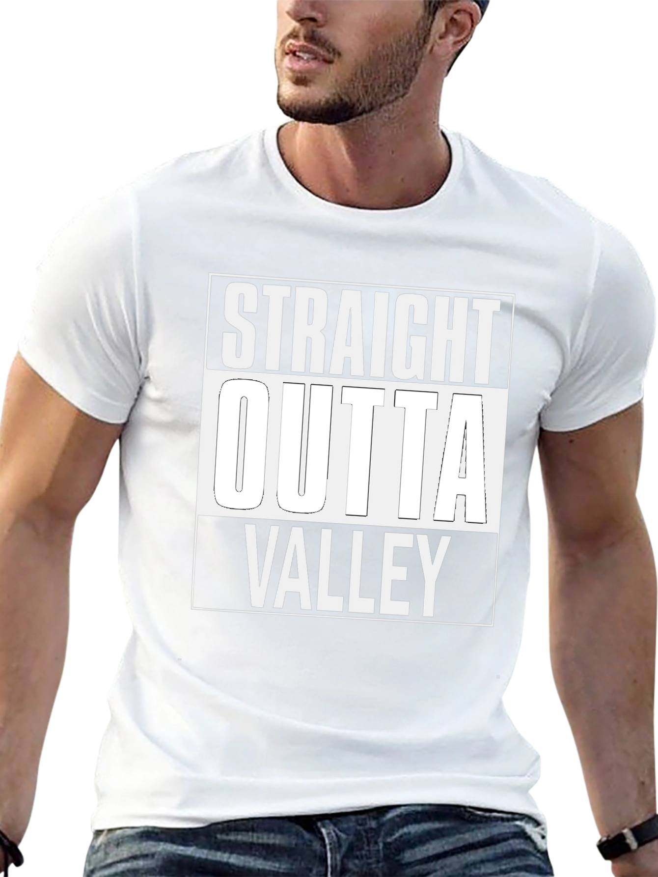 Straight Outta Valley Graphic T-Shirt