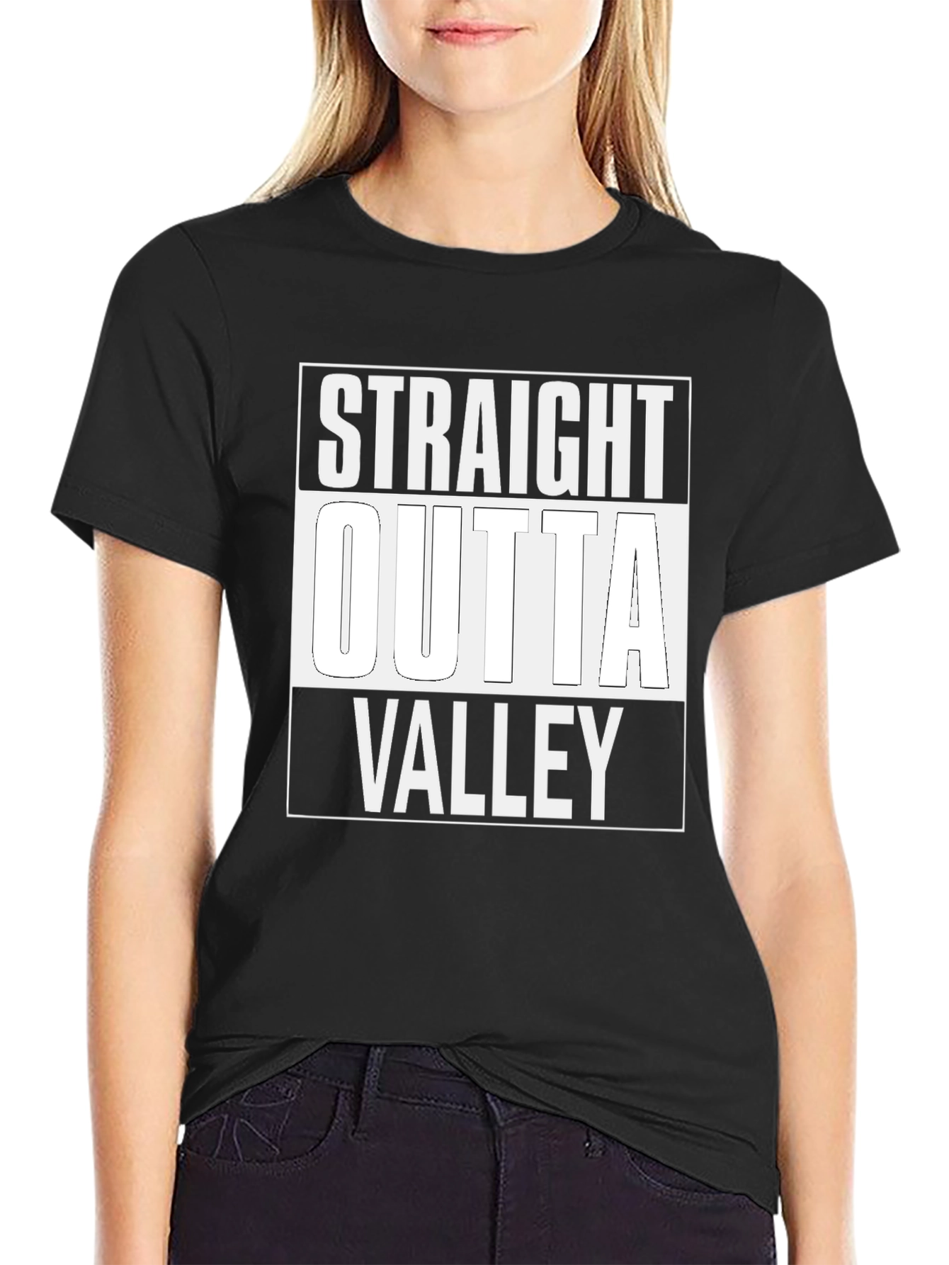 Straight Outta Valley Graphic T-Shirt