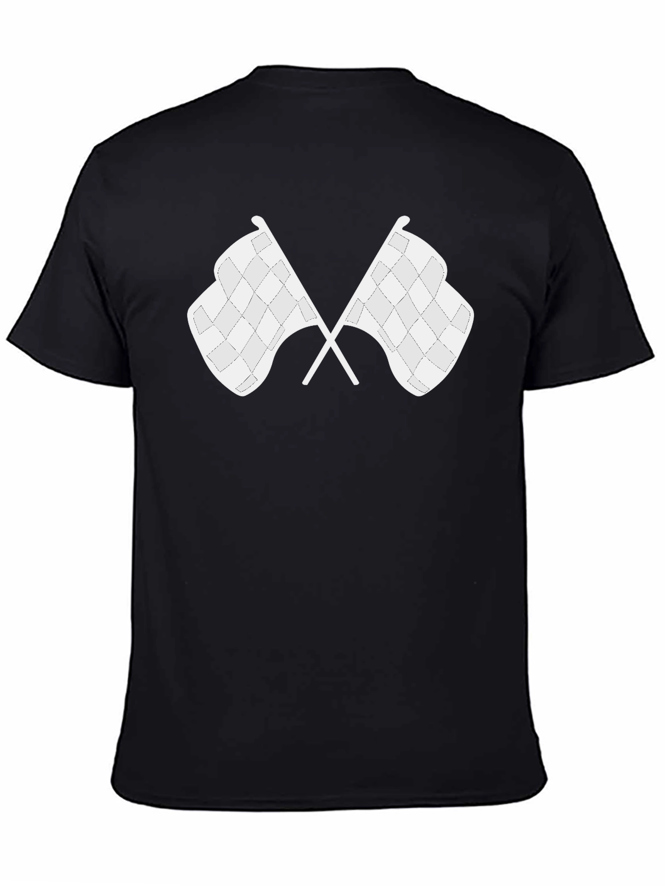 Checkered Flags Graphic T-Shirt - Racing Fan Apparel