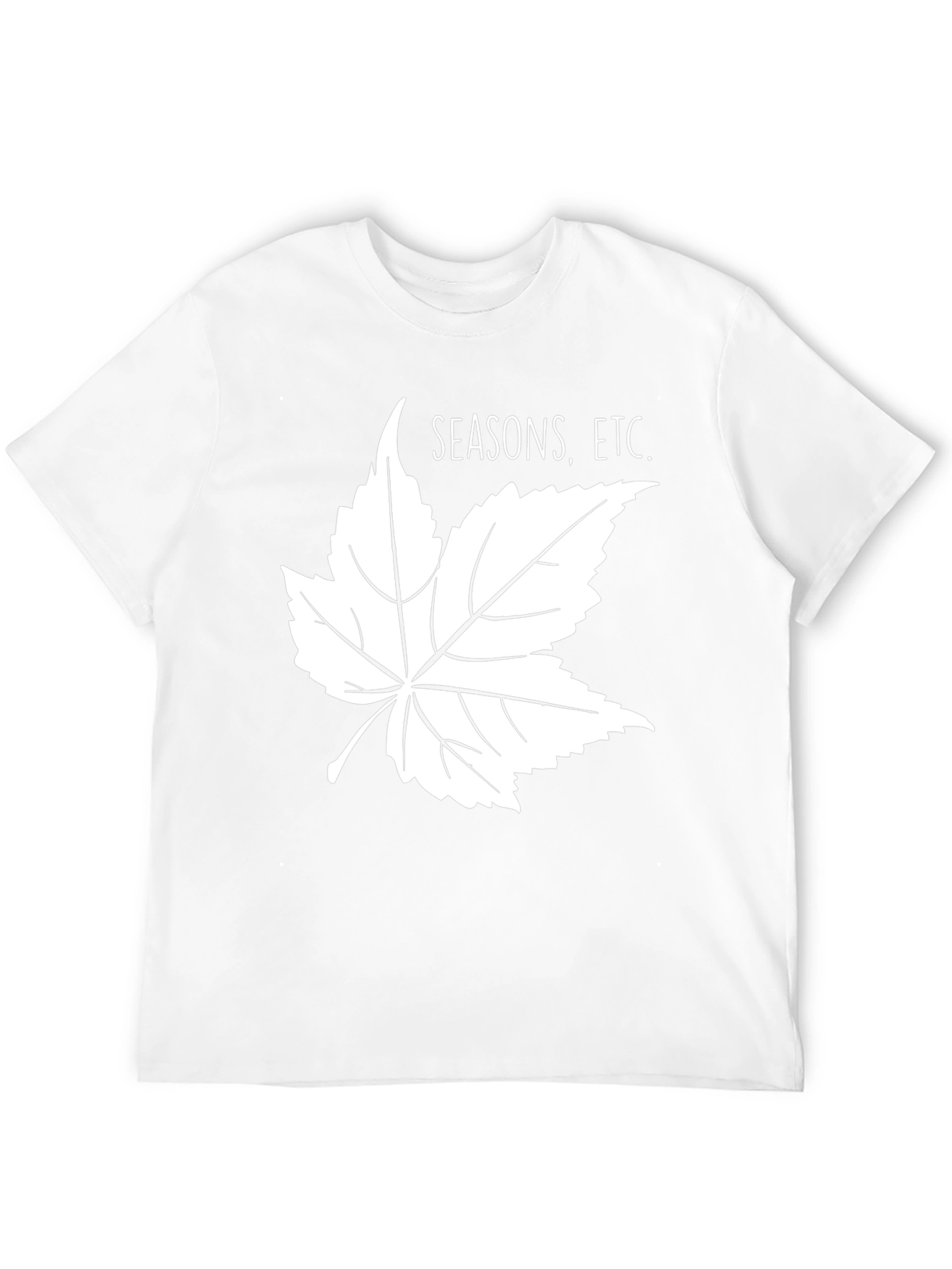 Seasons Etc. Graphic Tee - Black Cotton Blend