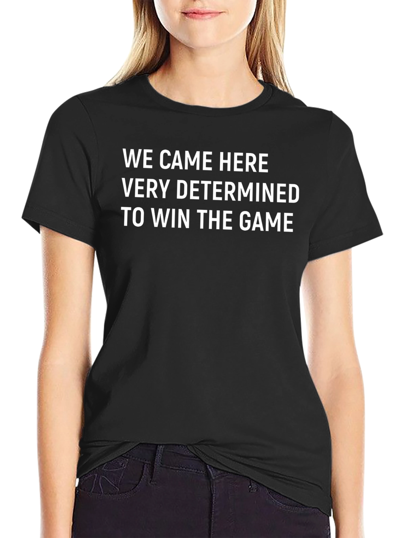 Determined to Win Black Graphic Tee