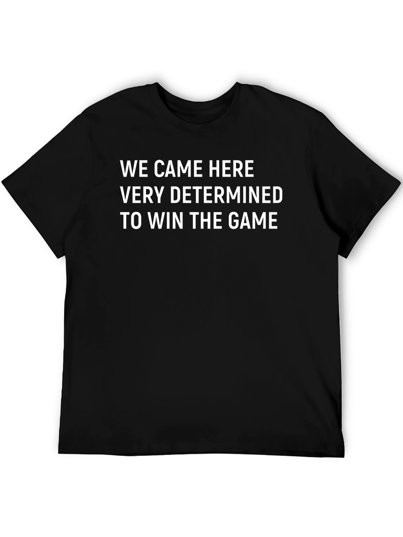 Determined to Win Black Graphic Tee