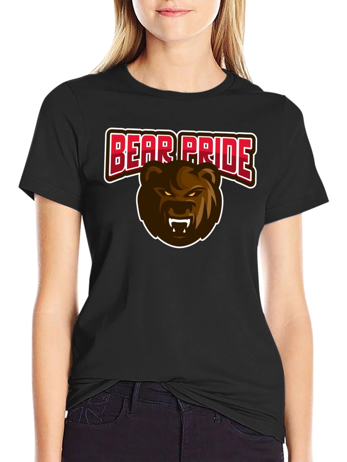 Bear Pride T-Shirt - Black