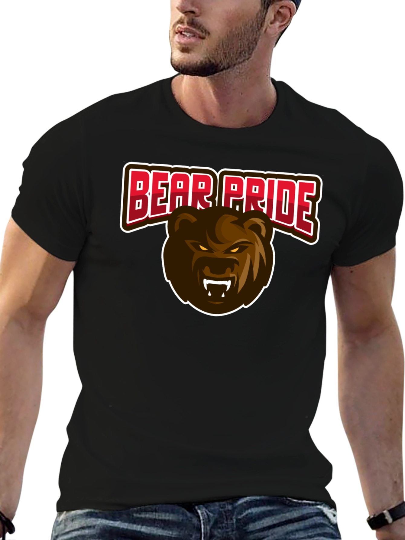 Bear Pride T-Shirt - Black