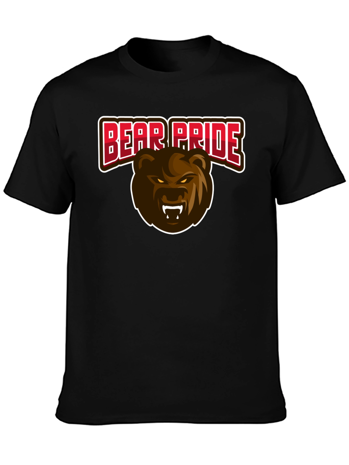 Bear Pride T-Shirt - Black