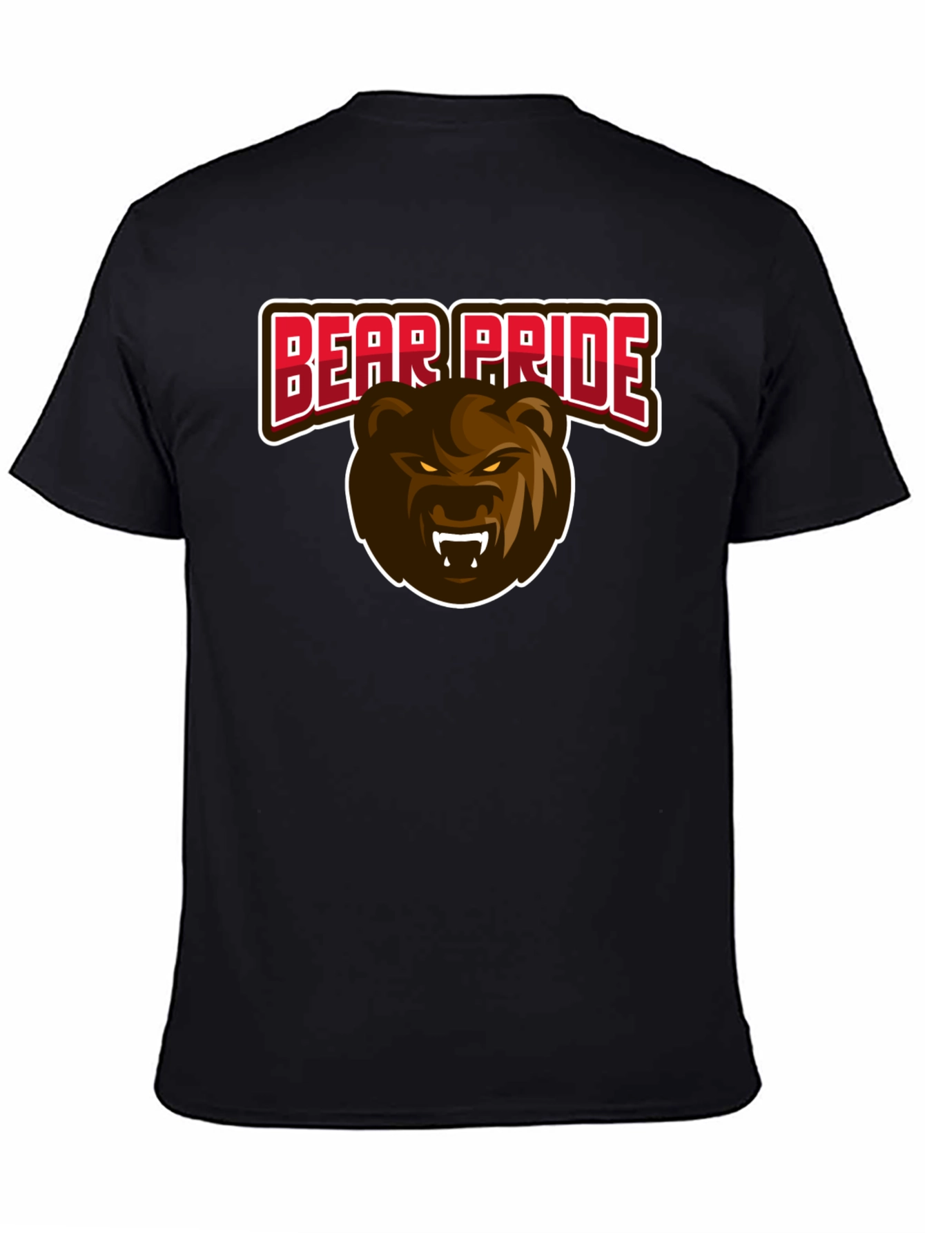 Bear Pride T-Shirt - Black