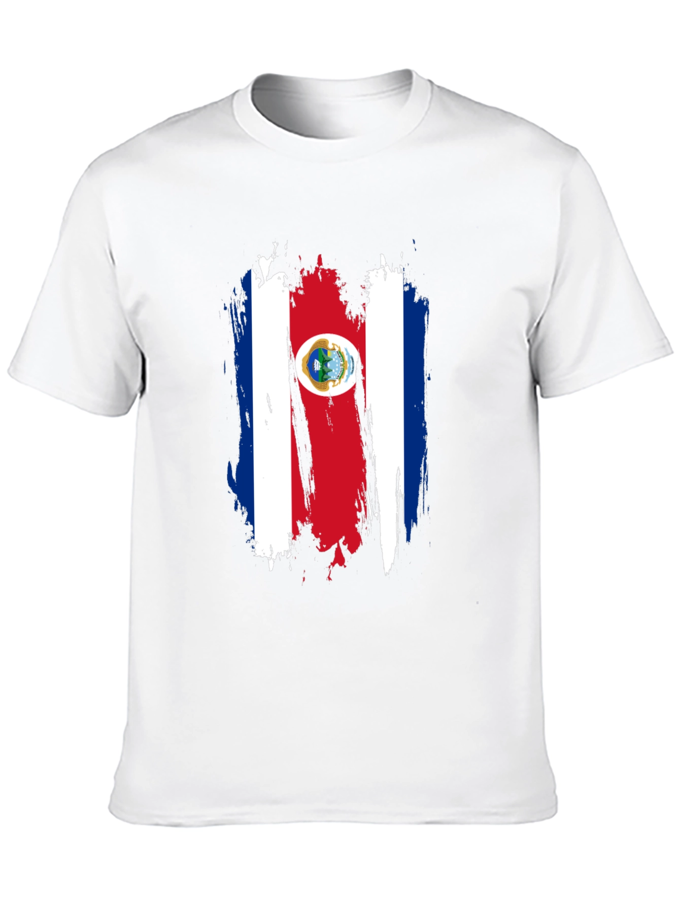 Costa Rica Flag T-Shirt Black