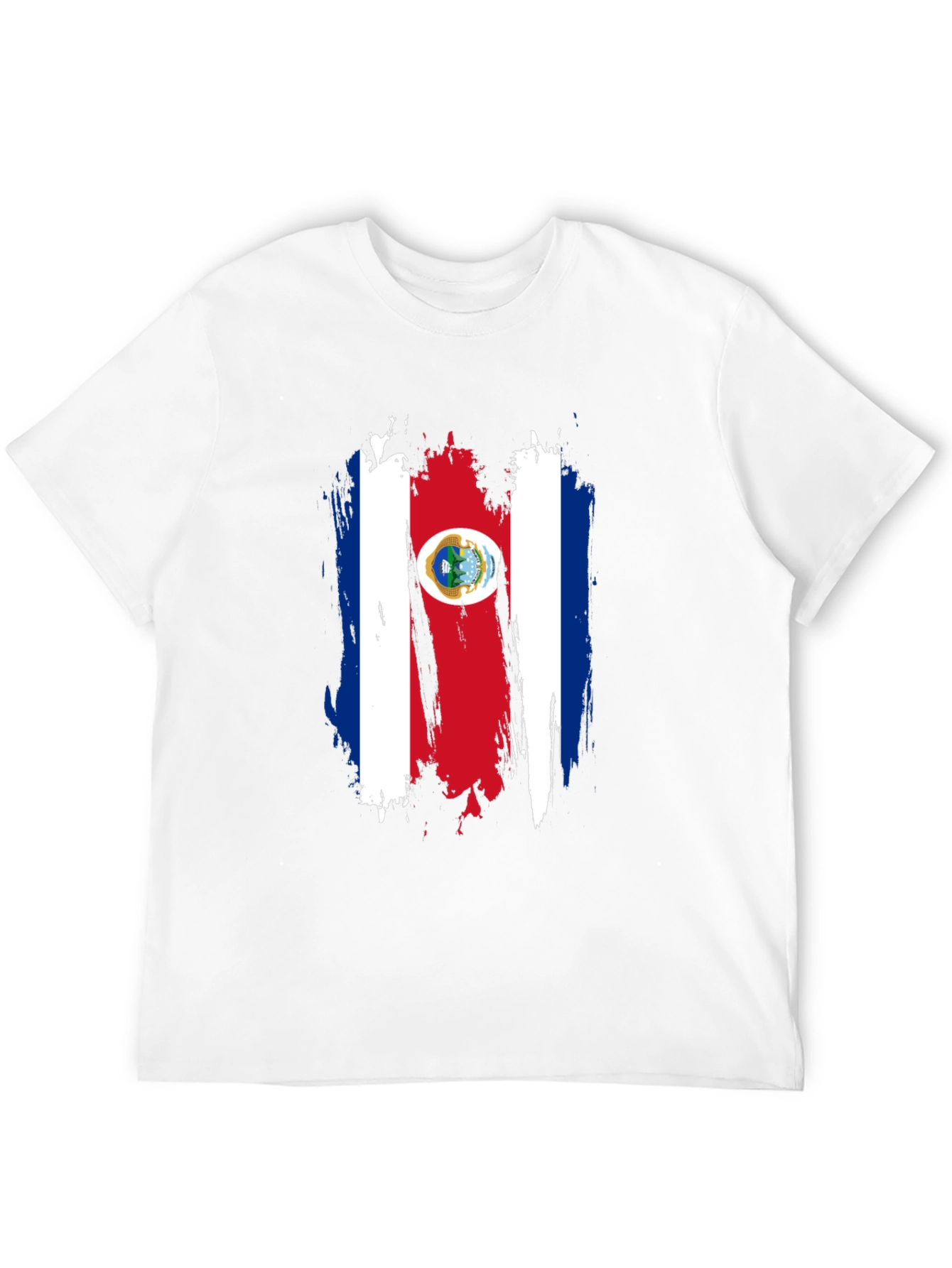 Costa Rica Flag T-Shirt Black