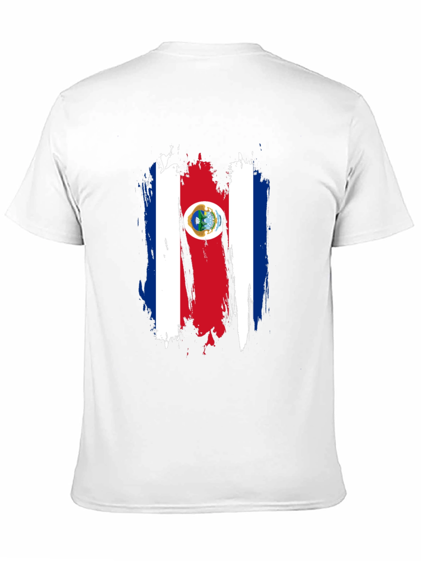 Costa Rica Flag T-Shirt Black
