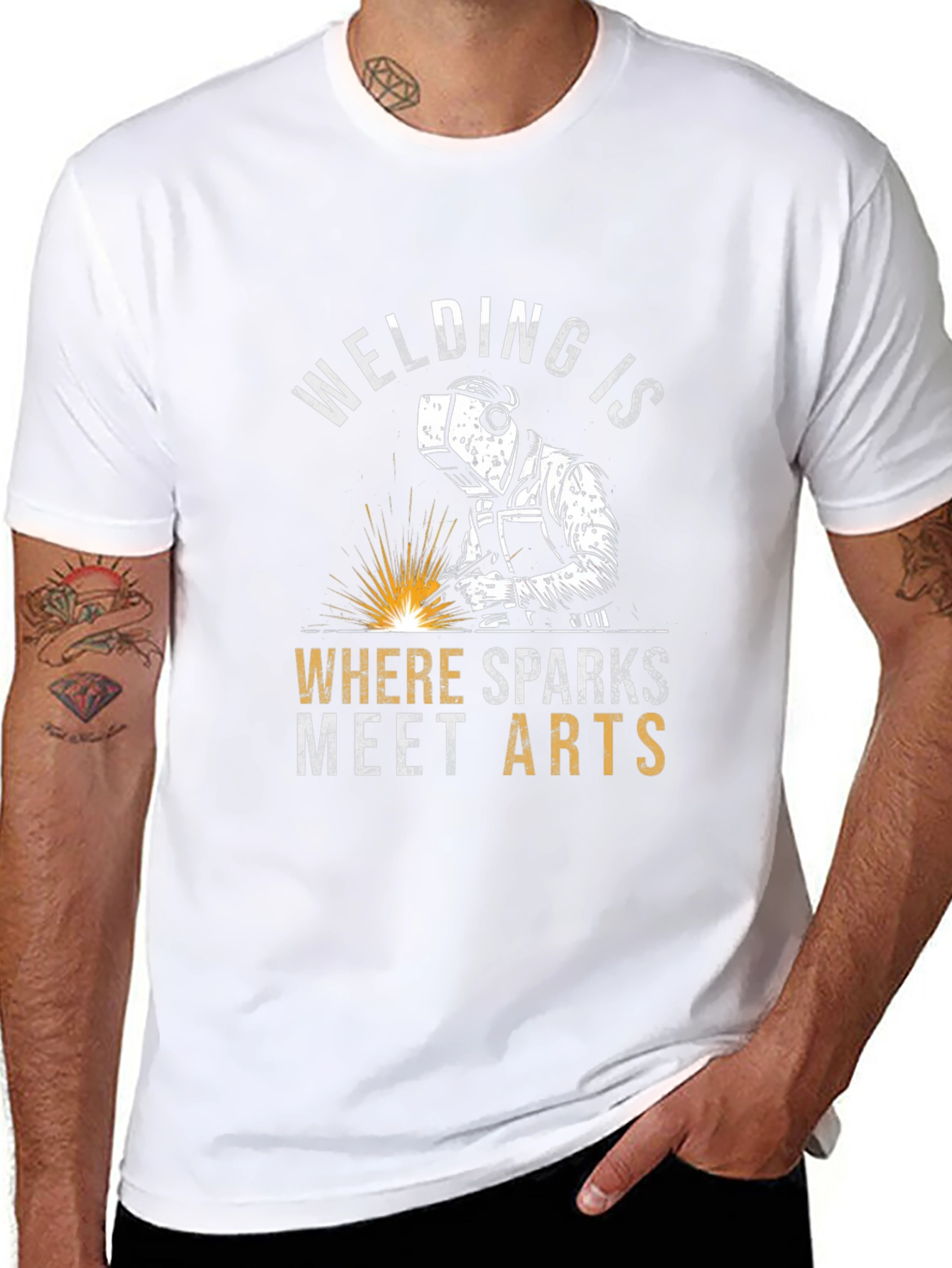Welding is Where Sparks Meet Arts T-Shirt