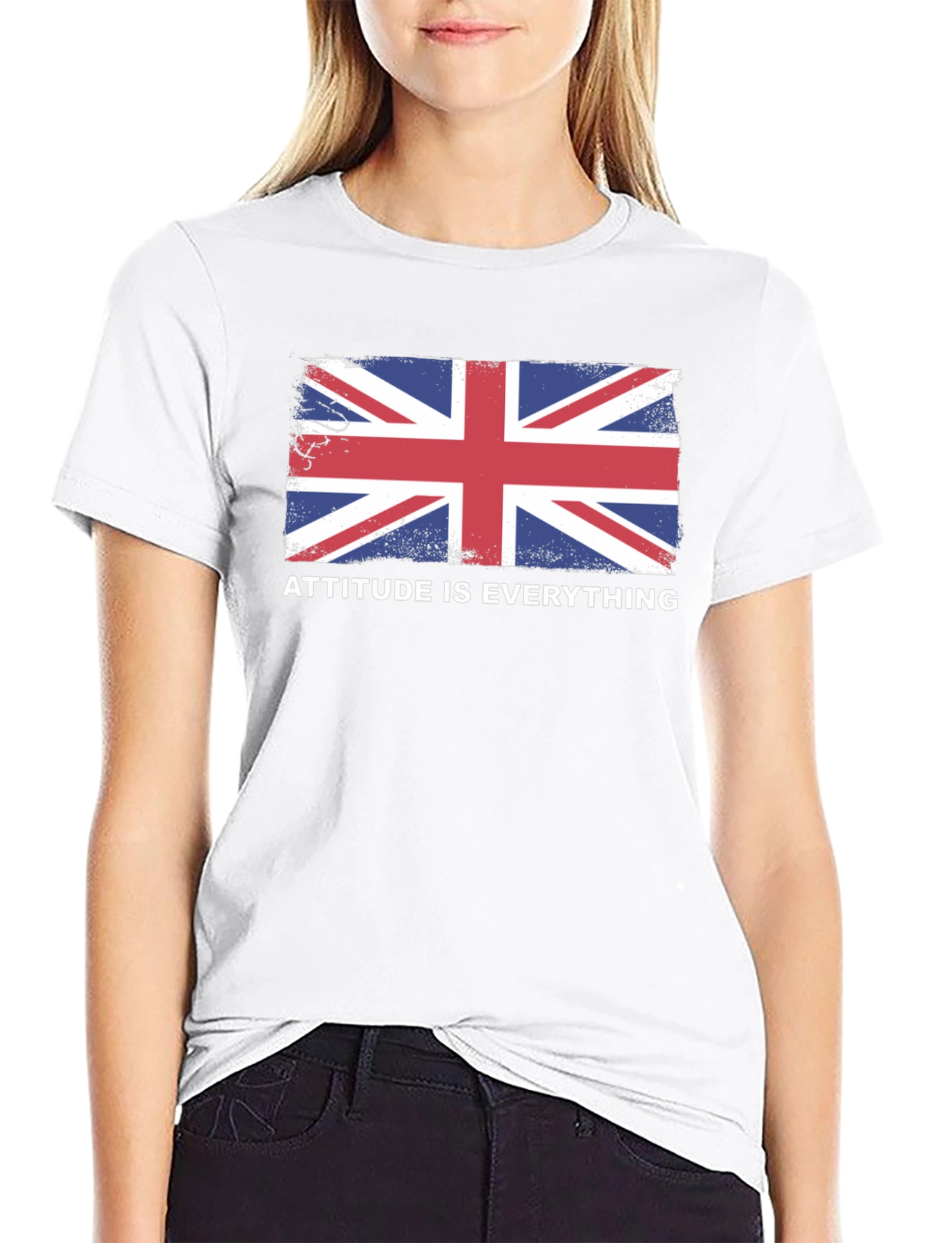 Attitude Is Everything Union Jack Graphic Tee