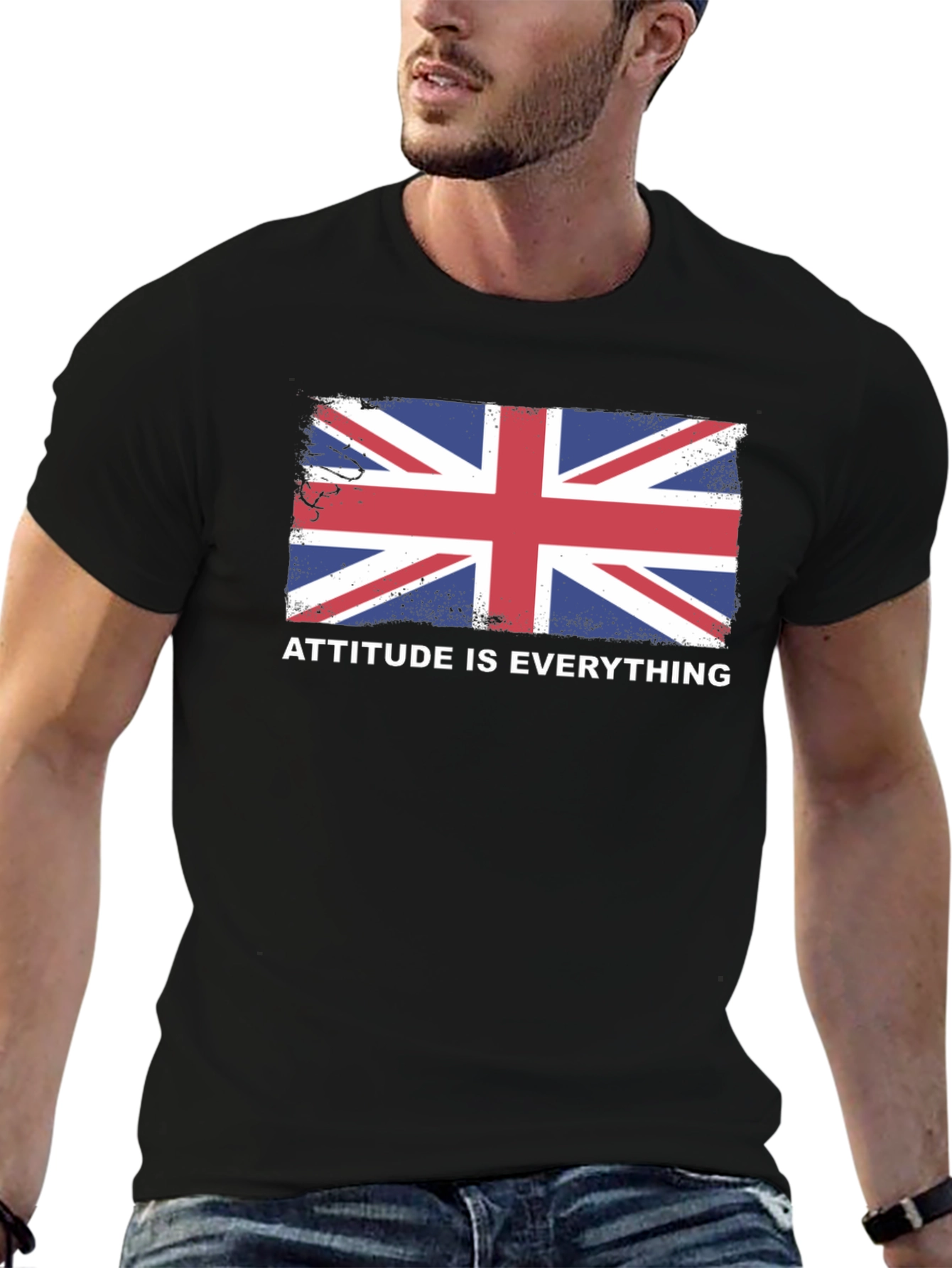 Attitude Is Everything Union Jack Graphic Tee