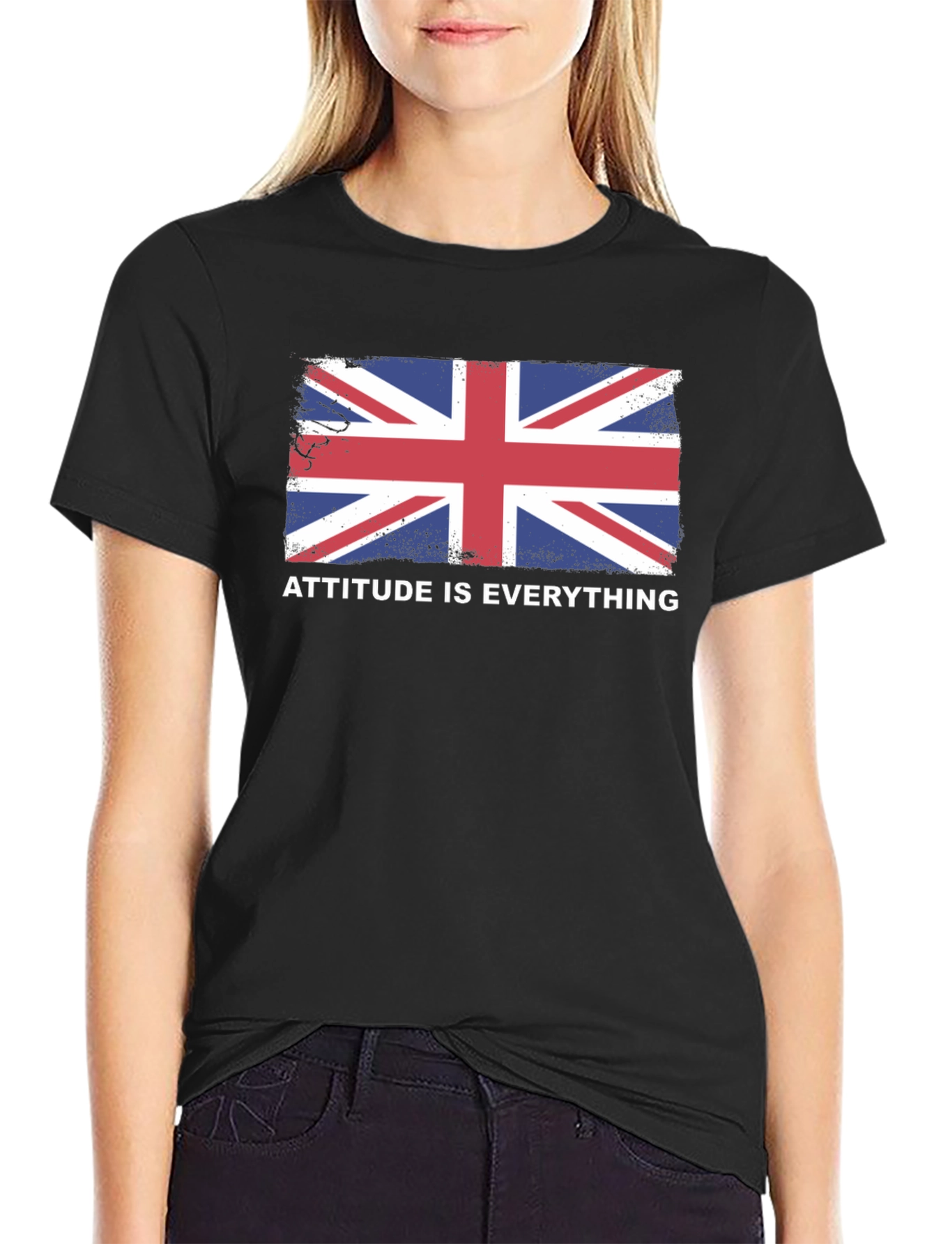Attitude Is Everything Union Jack Graphic Tee