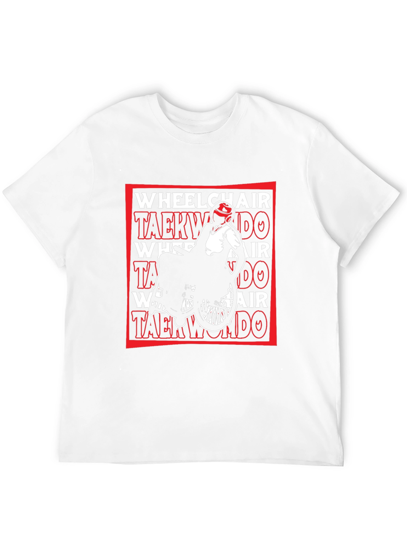 Wheelchair Taekwondo Black T-Shirt