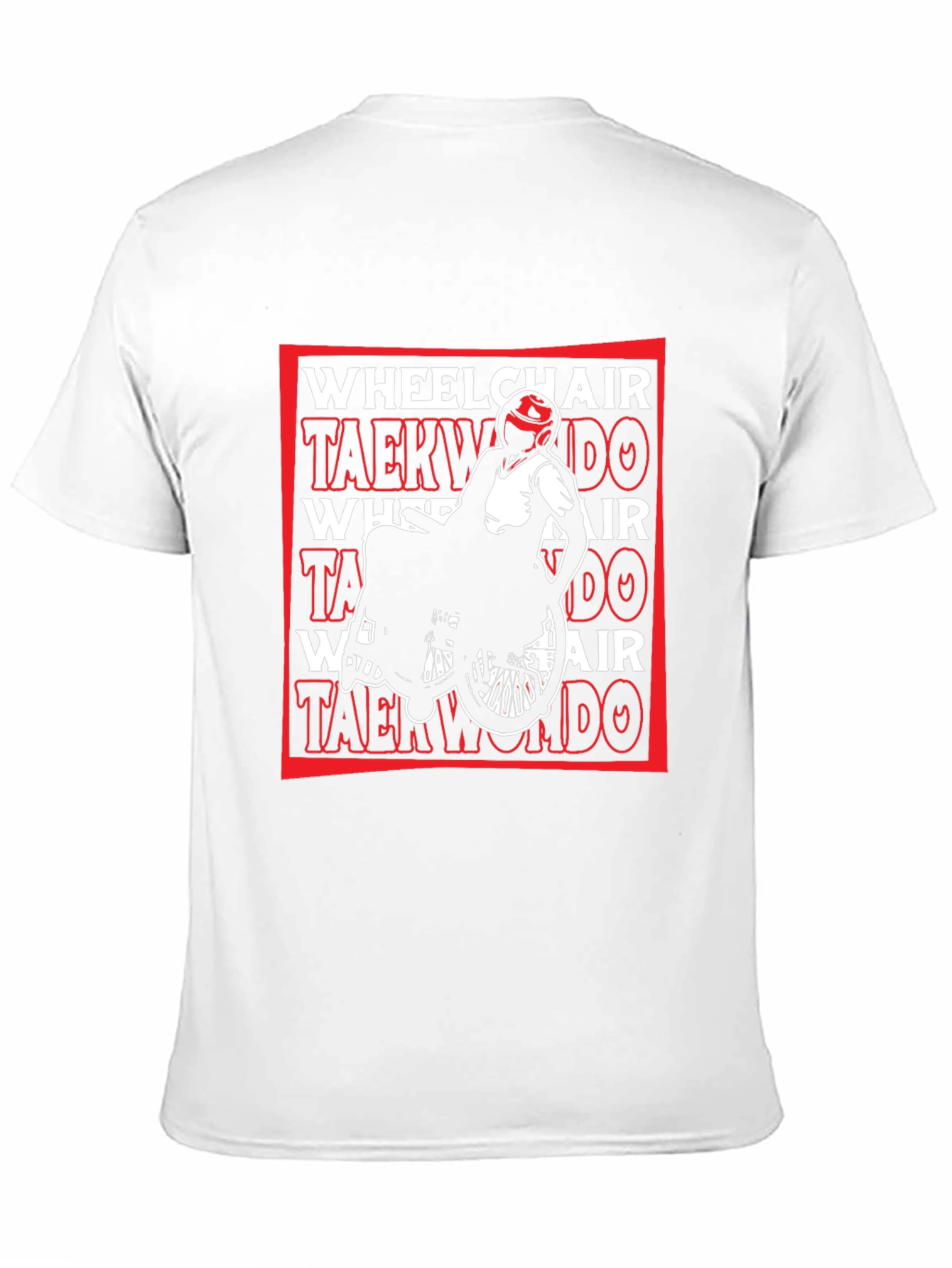 Wheelchair Taekwondo Black T-Shirt