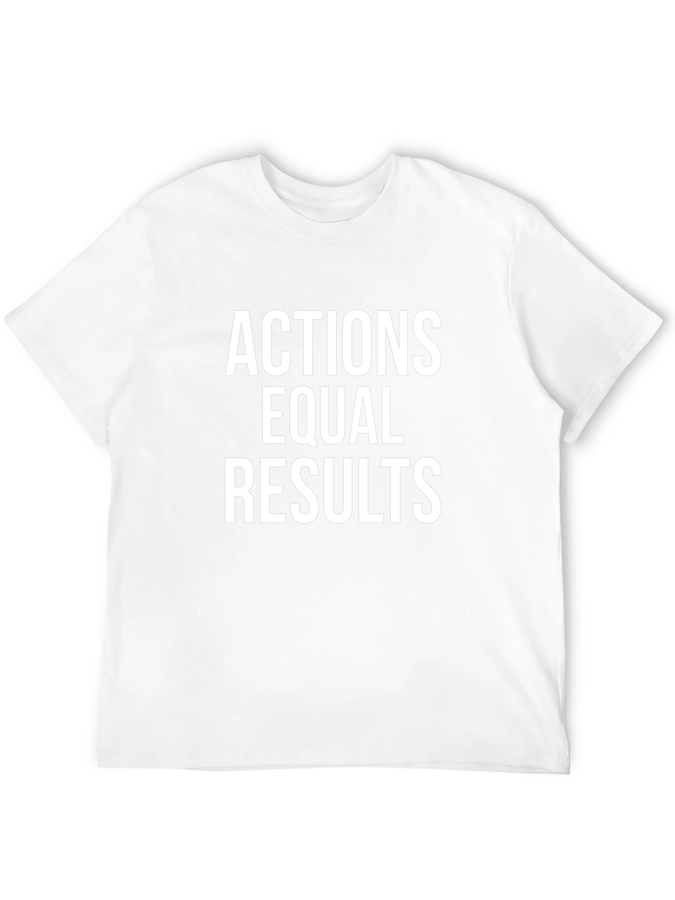 Actions Equal Results Black T-Shirt