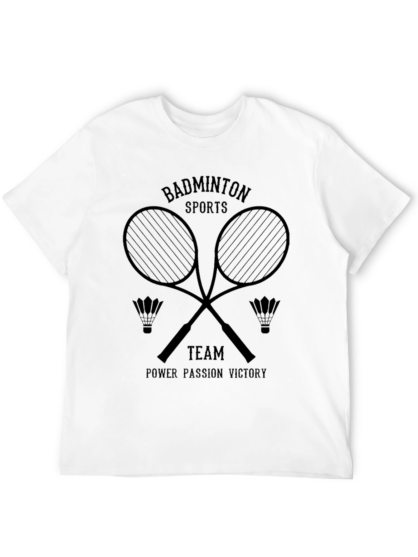 Badminton Sports Team T-Shirt