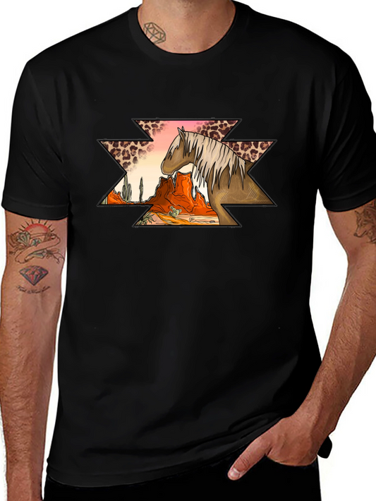 Desert Horse Aztec Graphic Tee