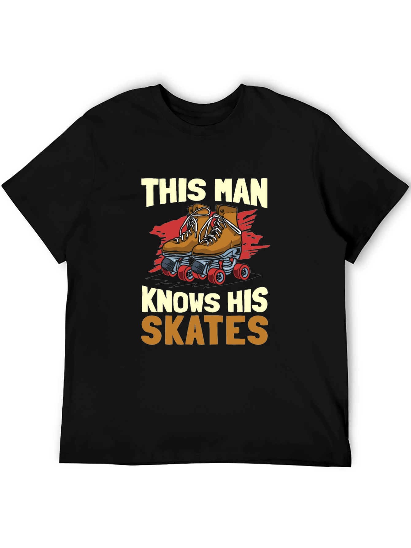 This Man Knows His Skates Graphic T-Shirt